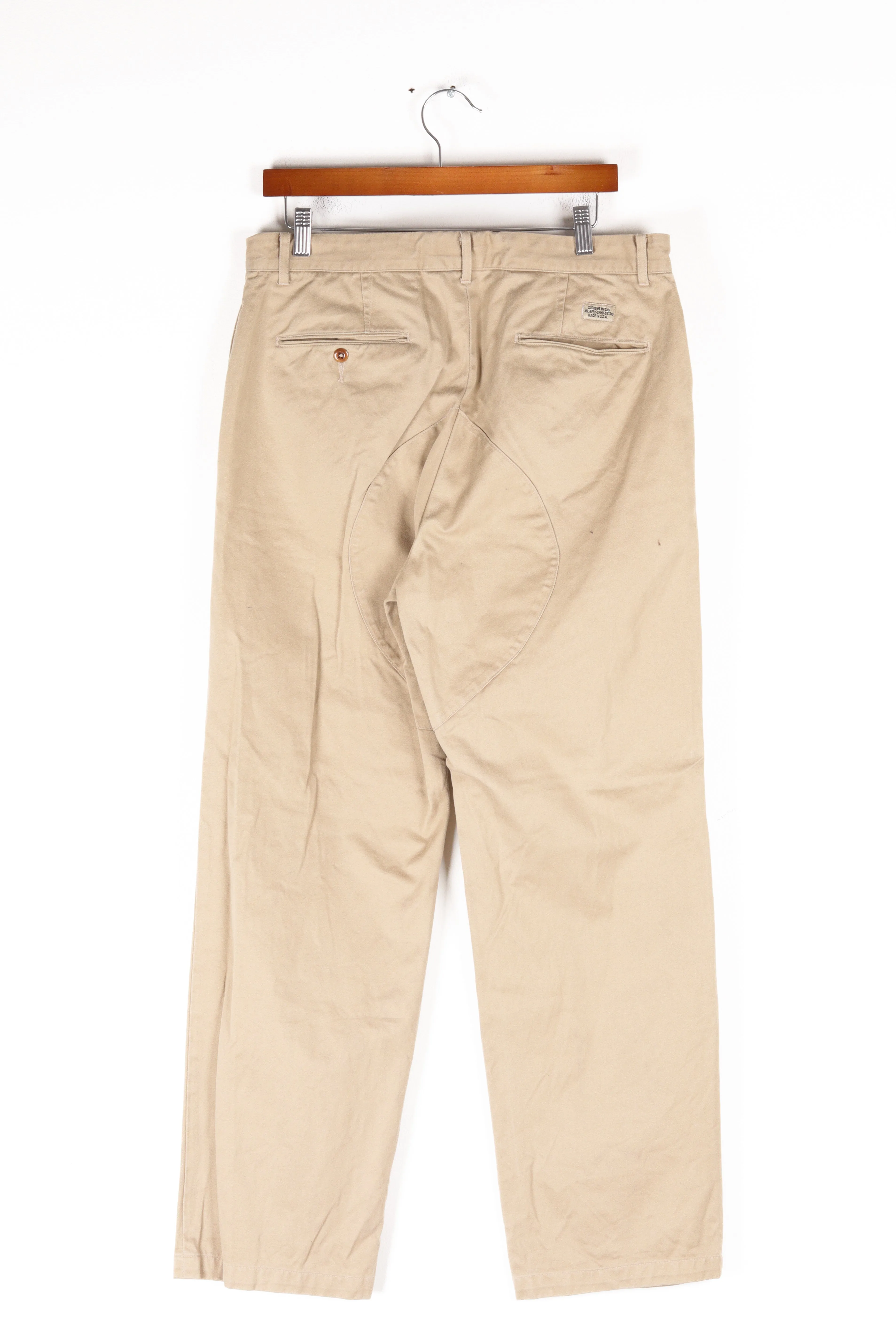 90's Supreme 'Chino' Pants Khaki