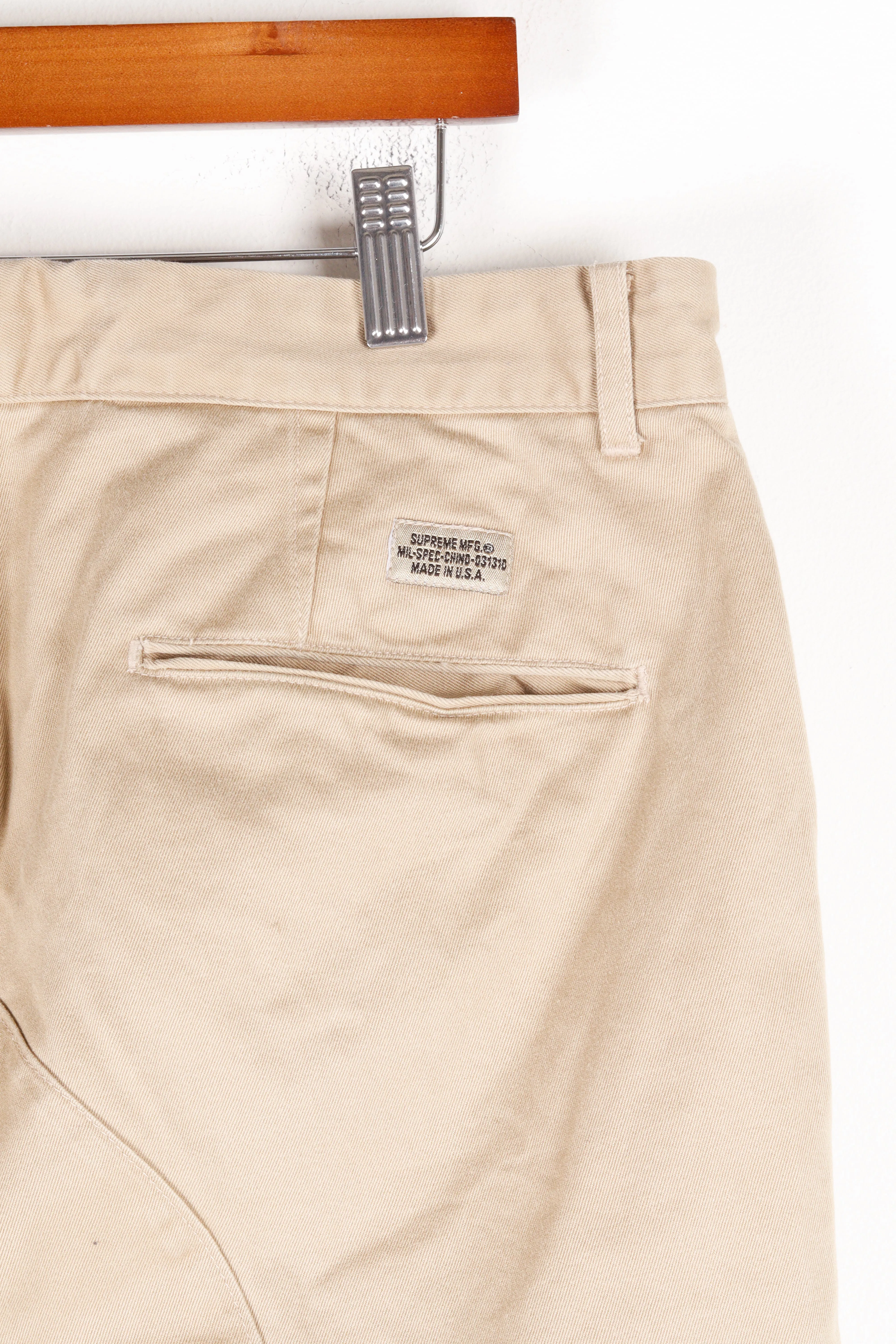 90's Supreme 'Chino' Pants Khaki
