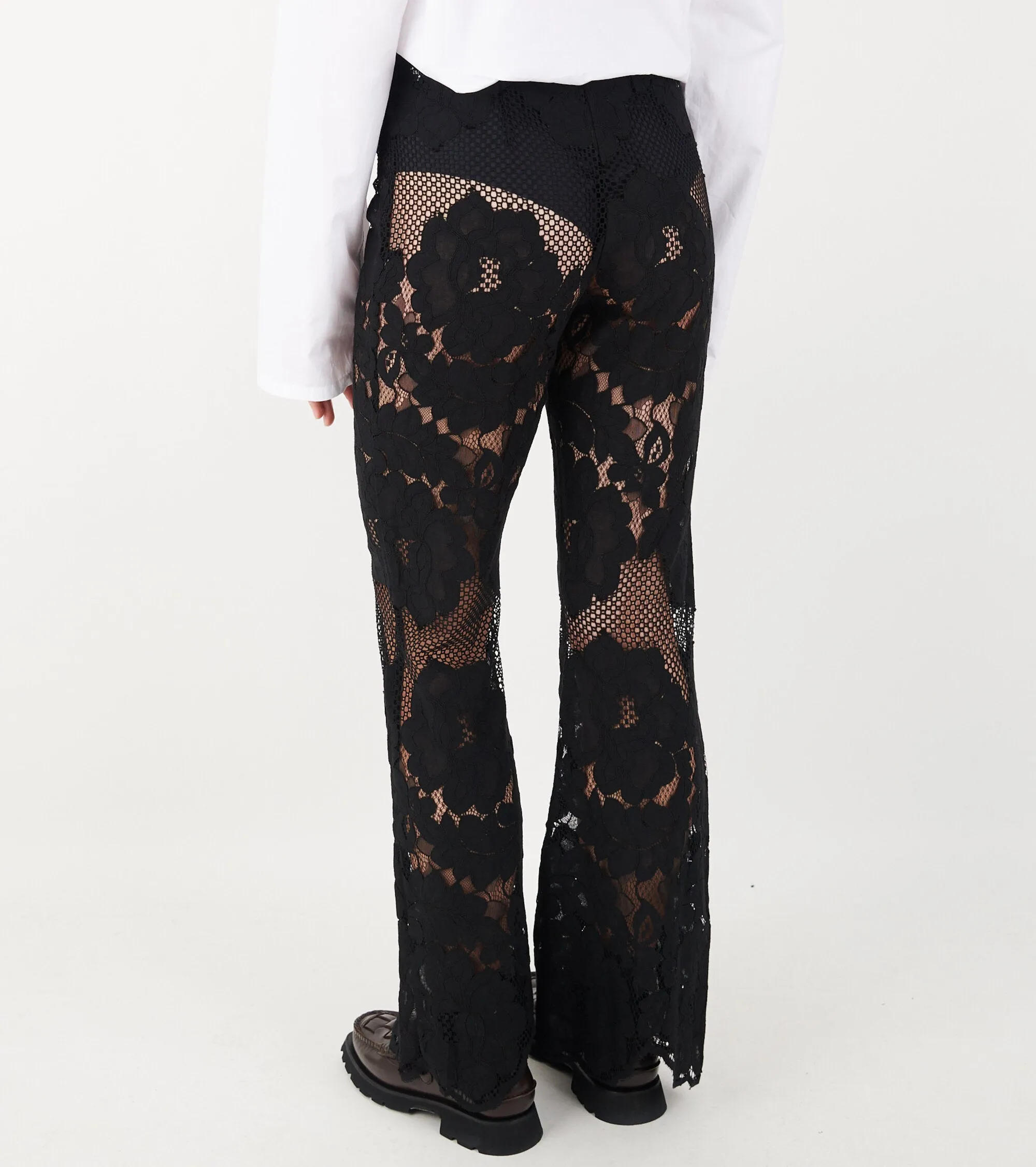 Annie Signature Lace Pants Black