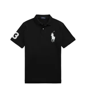 BIG PONY MESH POLO SHIRT BLACK