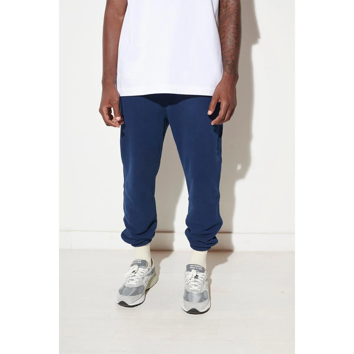 Bristol Studio Men Slim Sweatpant Navy