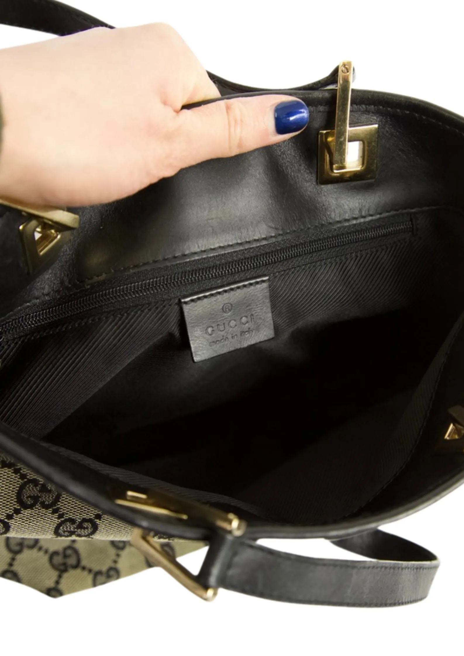 Gucci GG Supreme Black Jackie Top-Handle