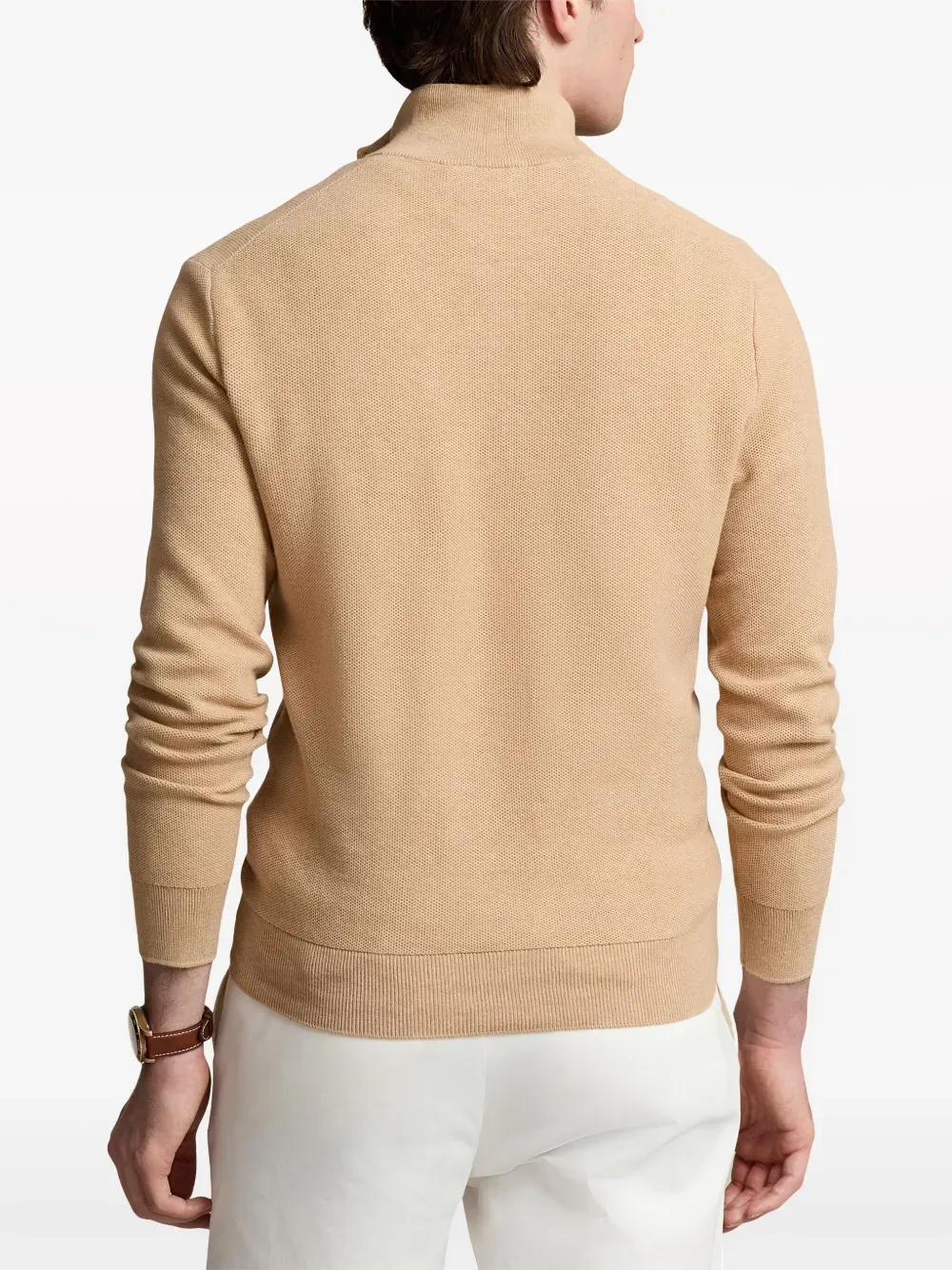 POLO RALPH LAUREN - Men Long Sleeve Cotton 1/2 Zip Sweater Pullover