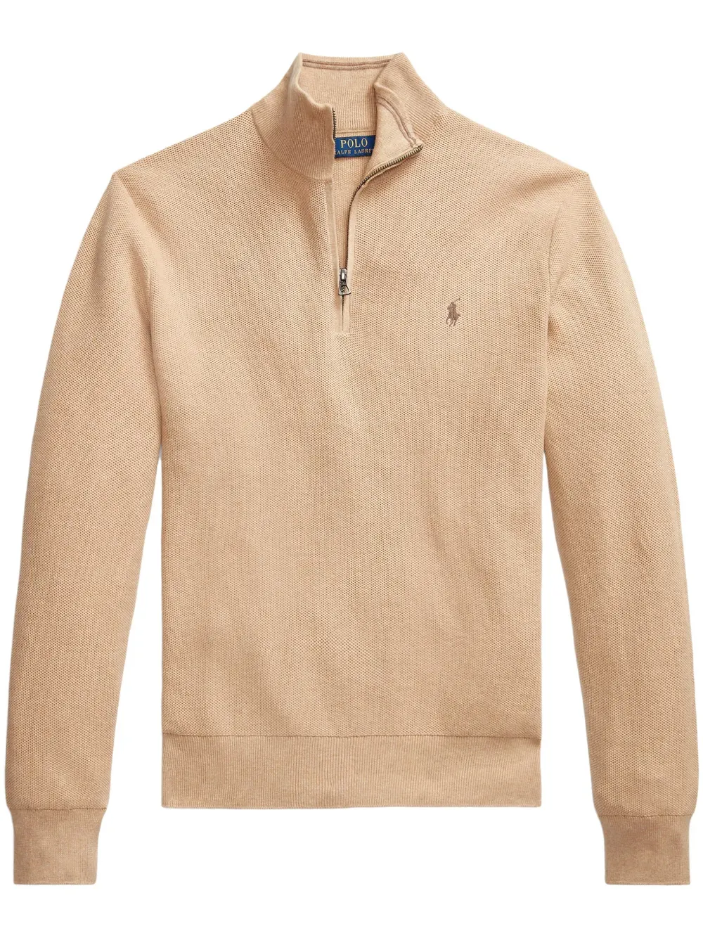 POLO RALPH LAUREN - Men Long Sleeve Cotton 1/2 Zip Sweater Pullover