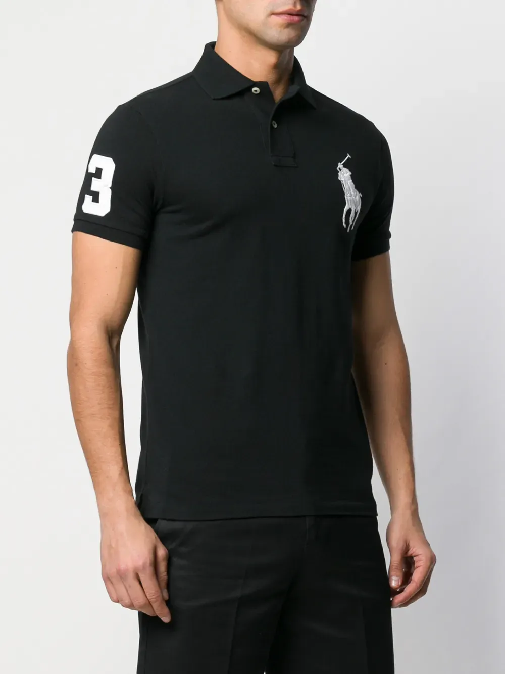 POLO RALPH LAUREN - Men Short-Sleeve Big Pony Mesh Polo Shirt