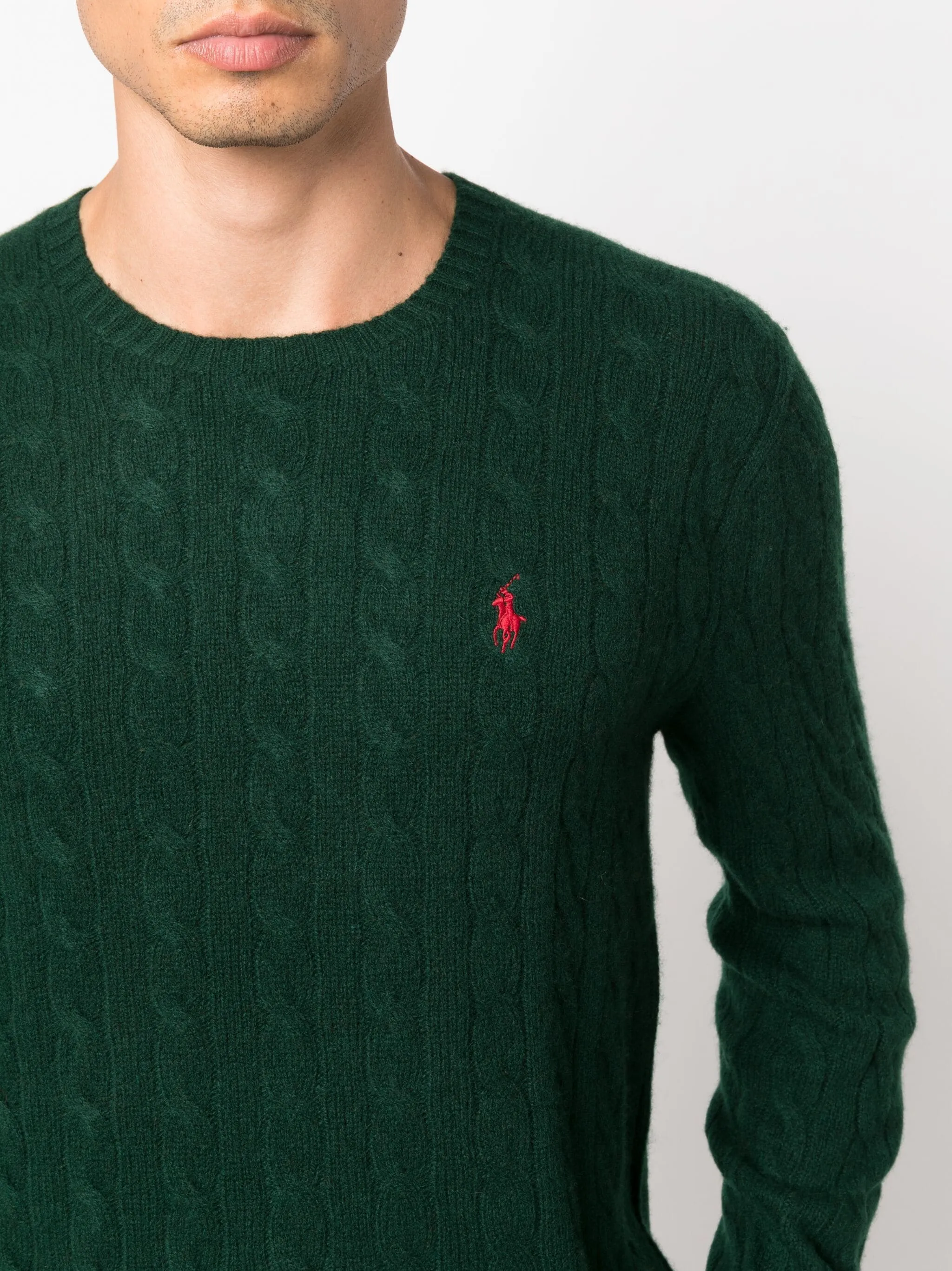 POLO RALPH LAUREN - Men Wool Cable-Knit Sweater
