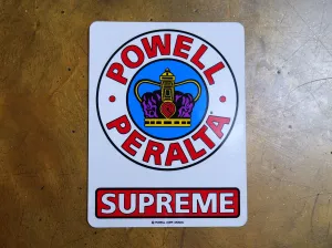 Powell Peralta Supreme Sticker - 6