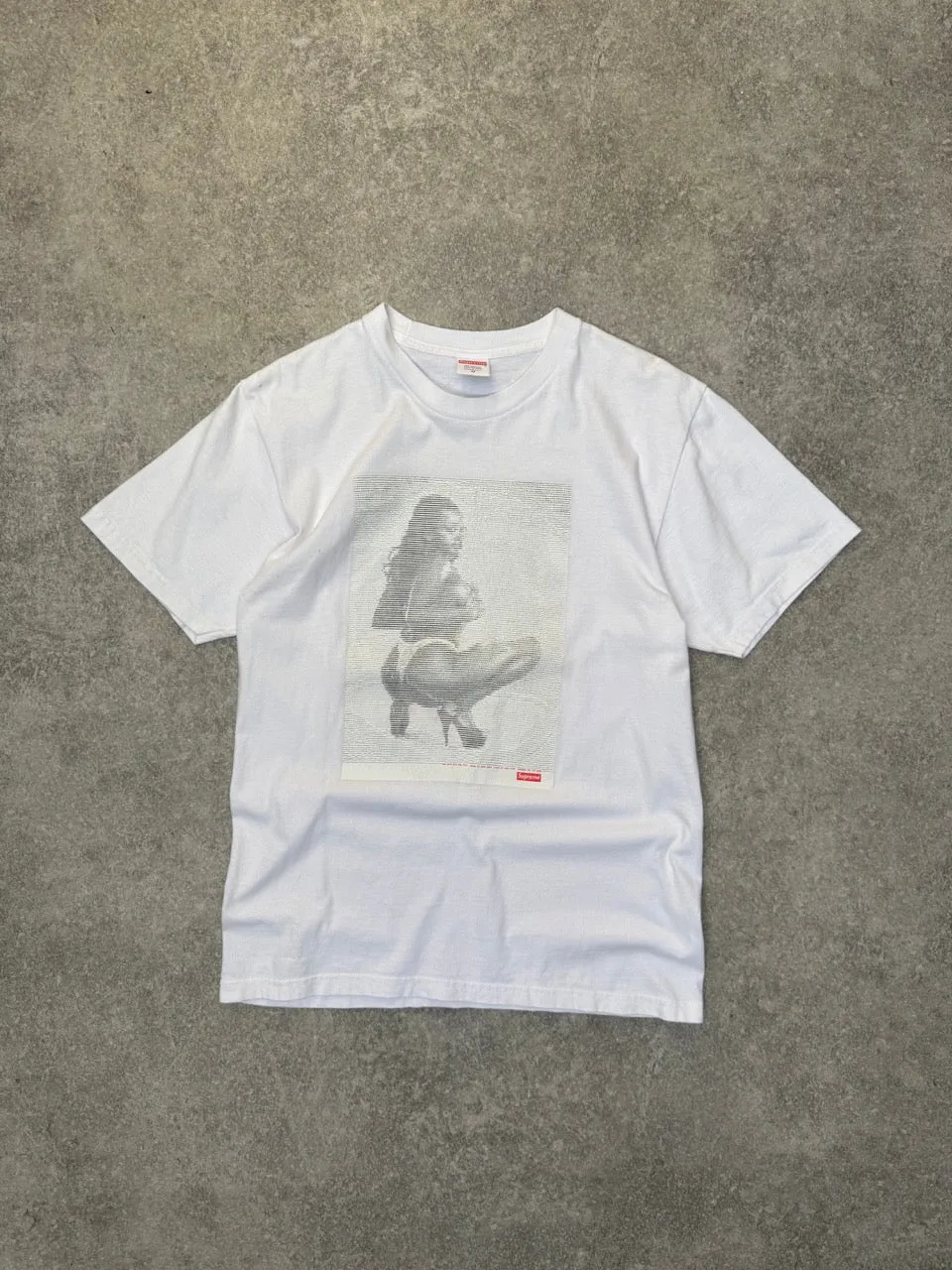 S/S 2017 Supreme Digital White Graphic Tee