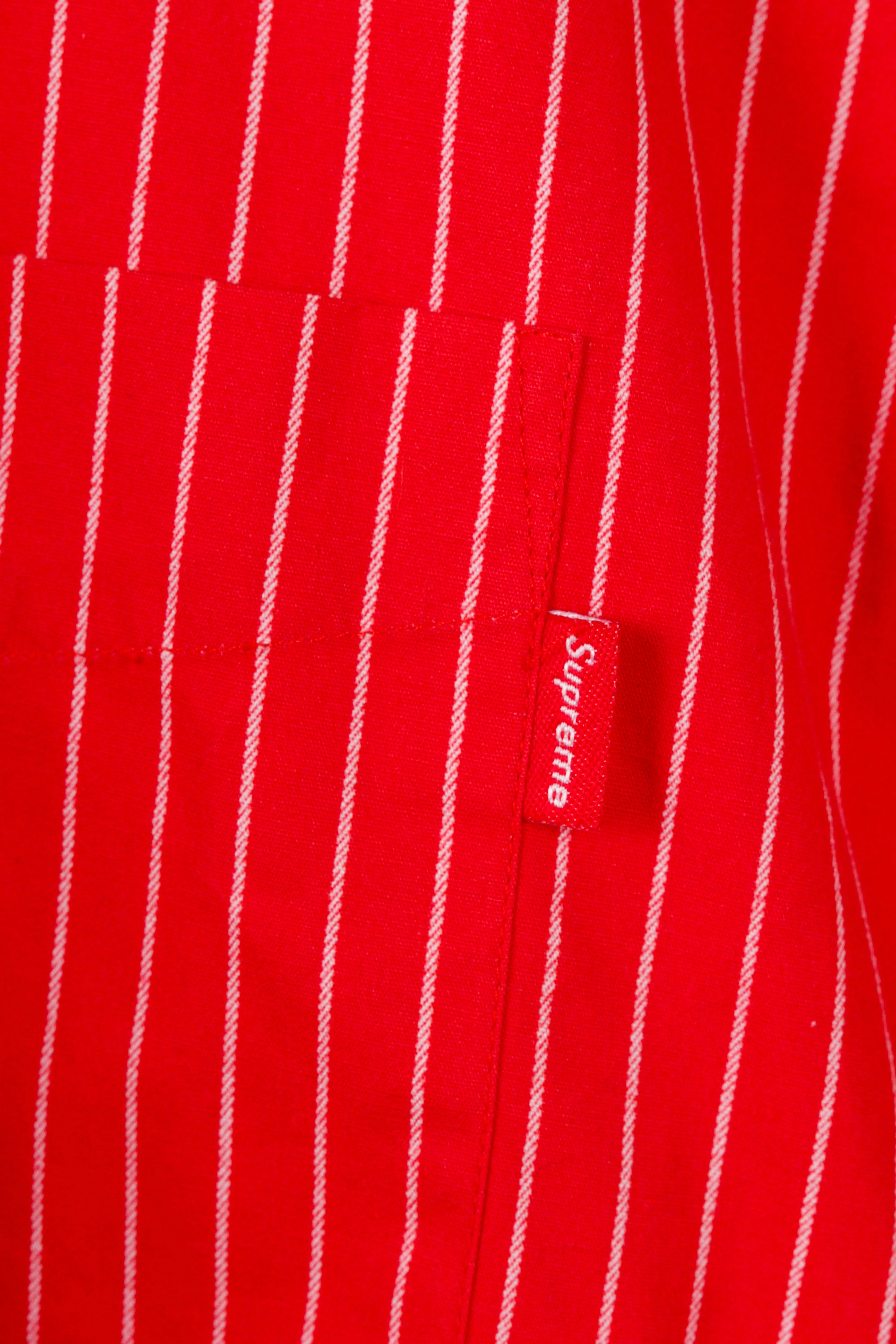 SS14 Supreme x Comme des Garons SHIRT 'Baseball Jersey' Red (2014)