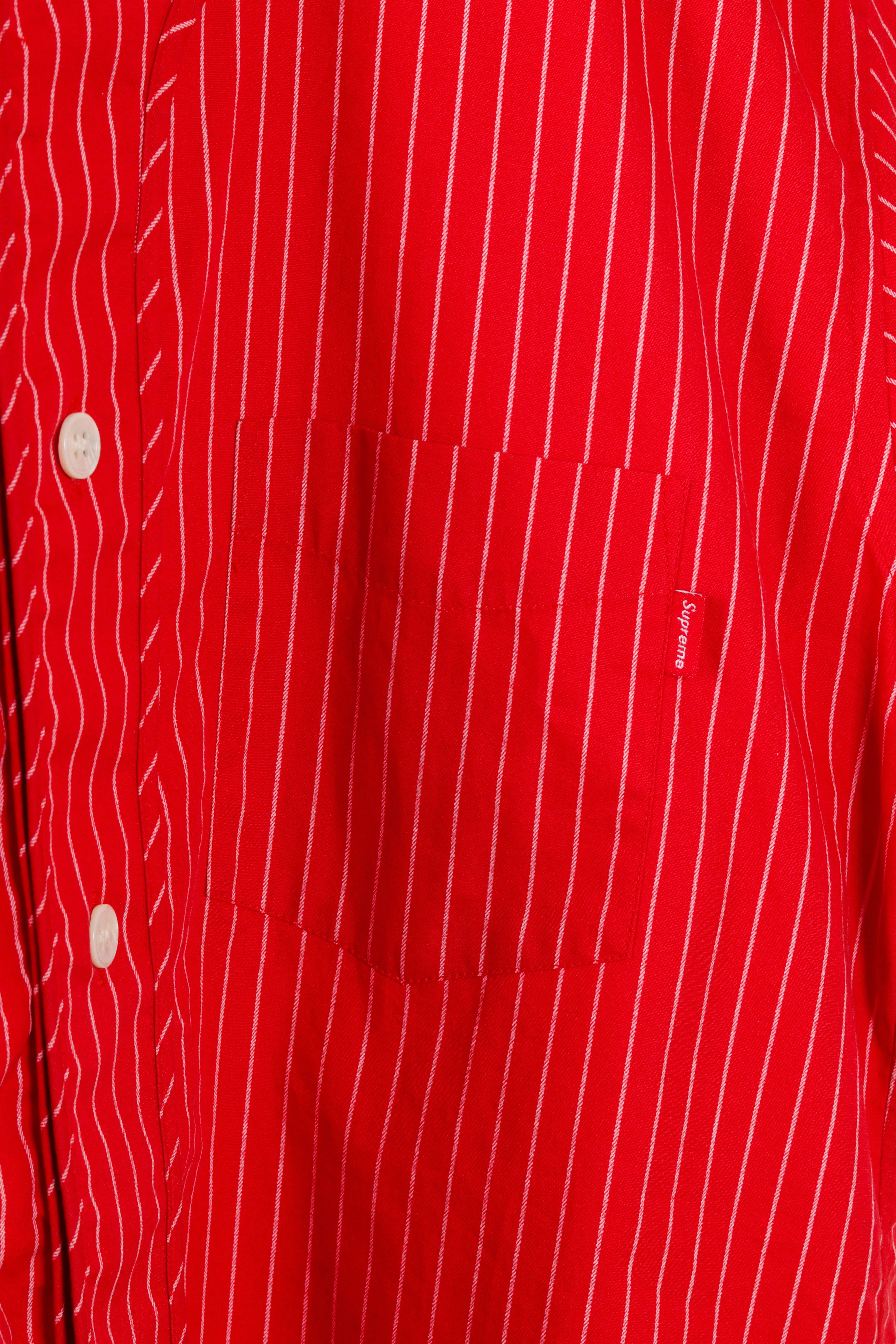 SS14 Supreme x Comme des Garons SHIRT 'Baseball Jersey' Red (2014)