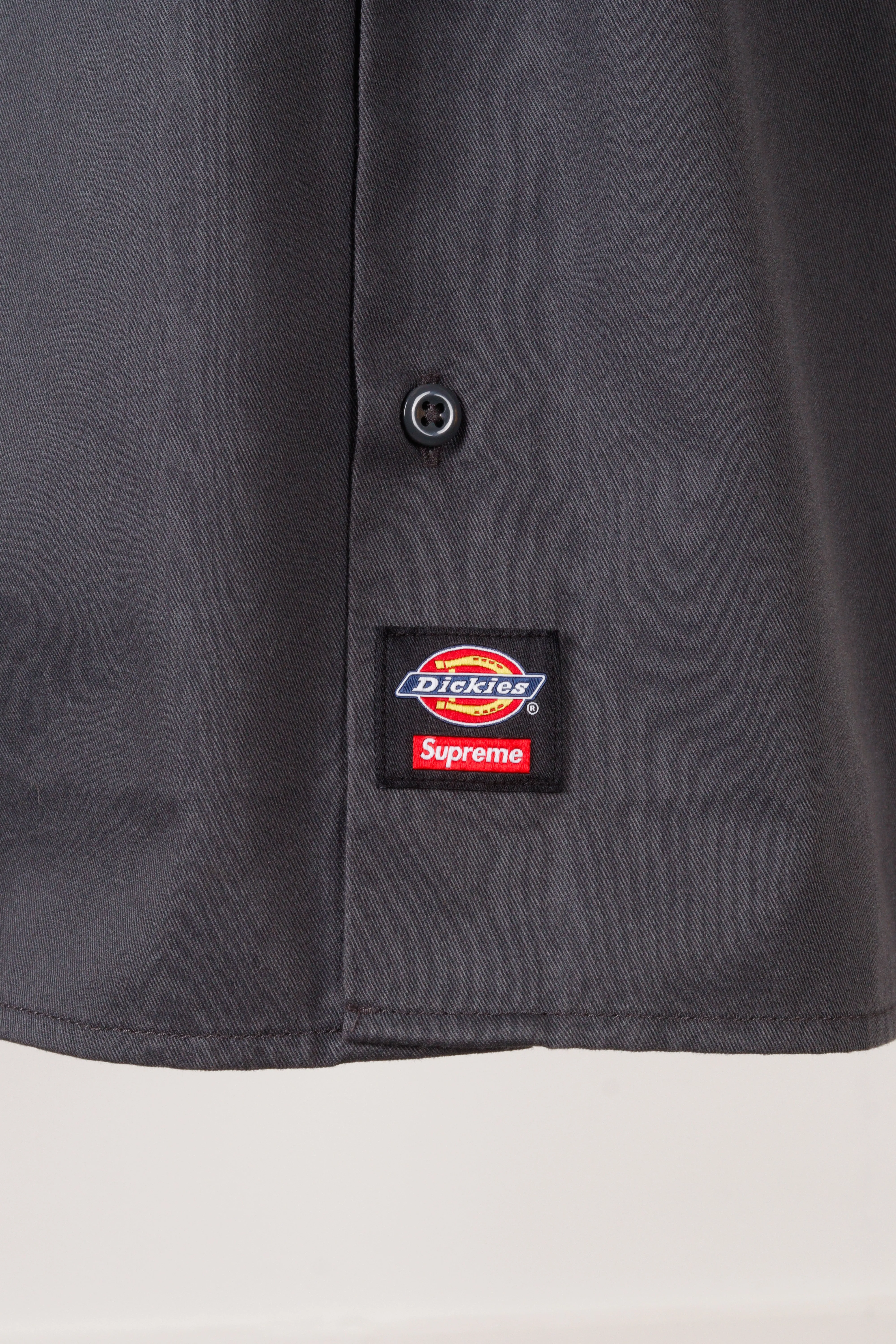 SS22 Supreme x Dickies 'Stripe' S/S Work Shirt Charcoal (2022)