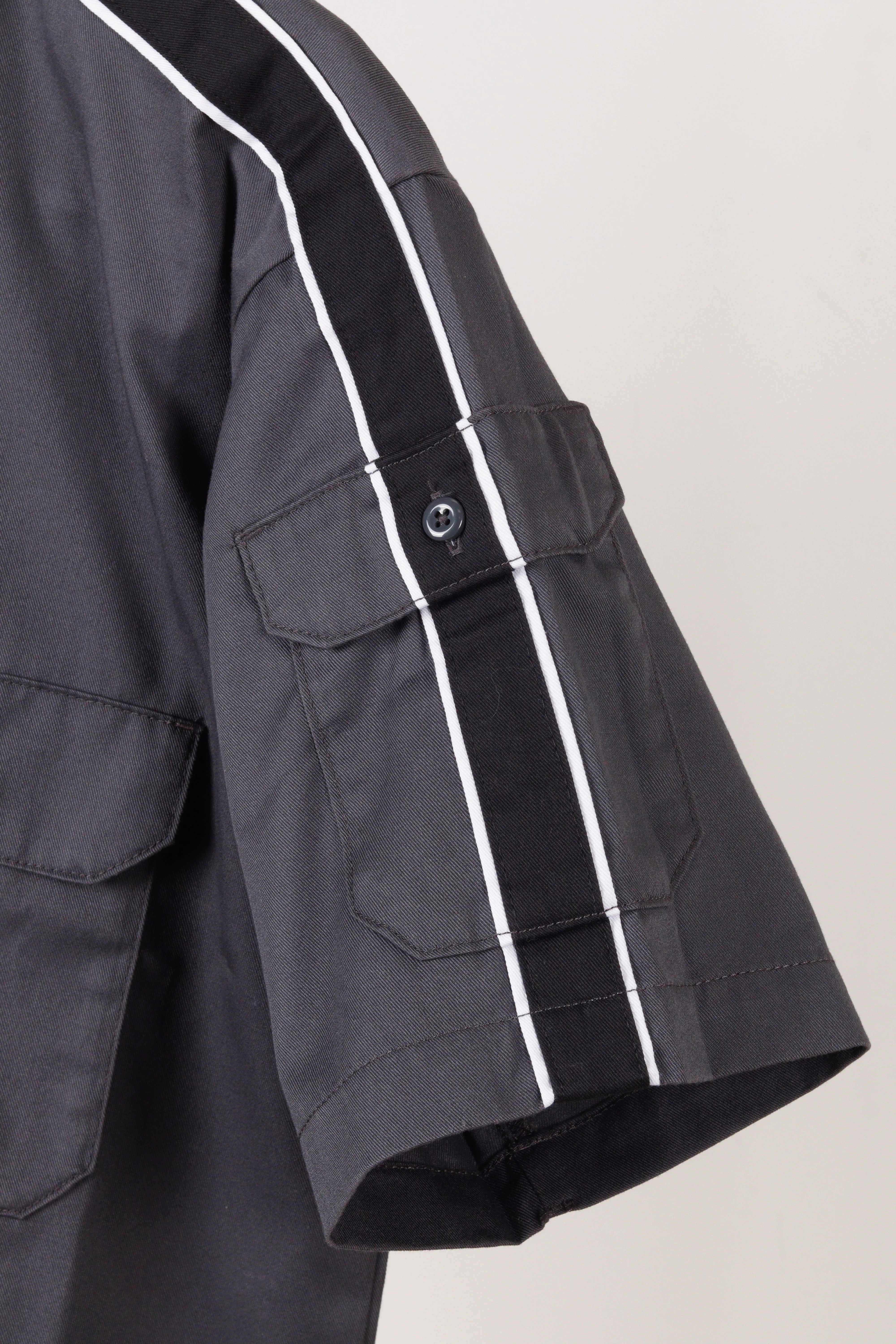 SS22 Supreme x Dickies 'Stripe' S/S Work Shirt Charcoal (2022)