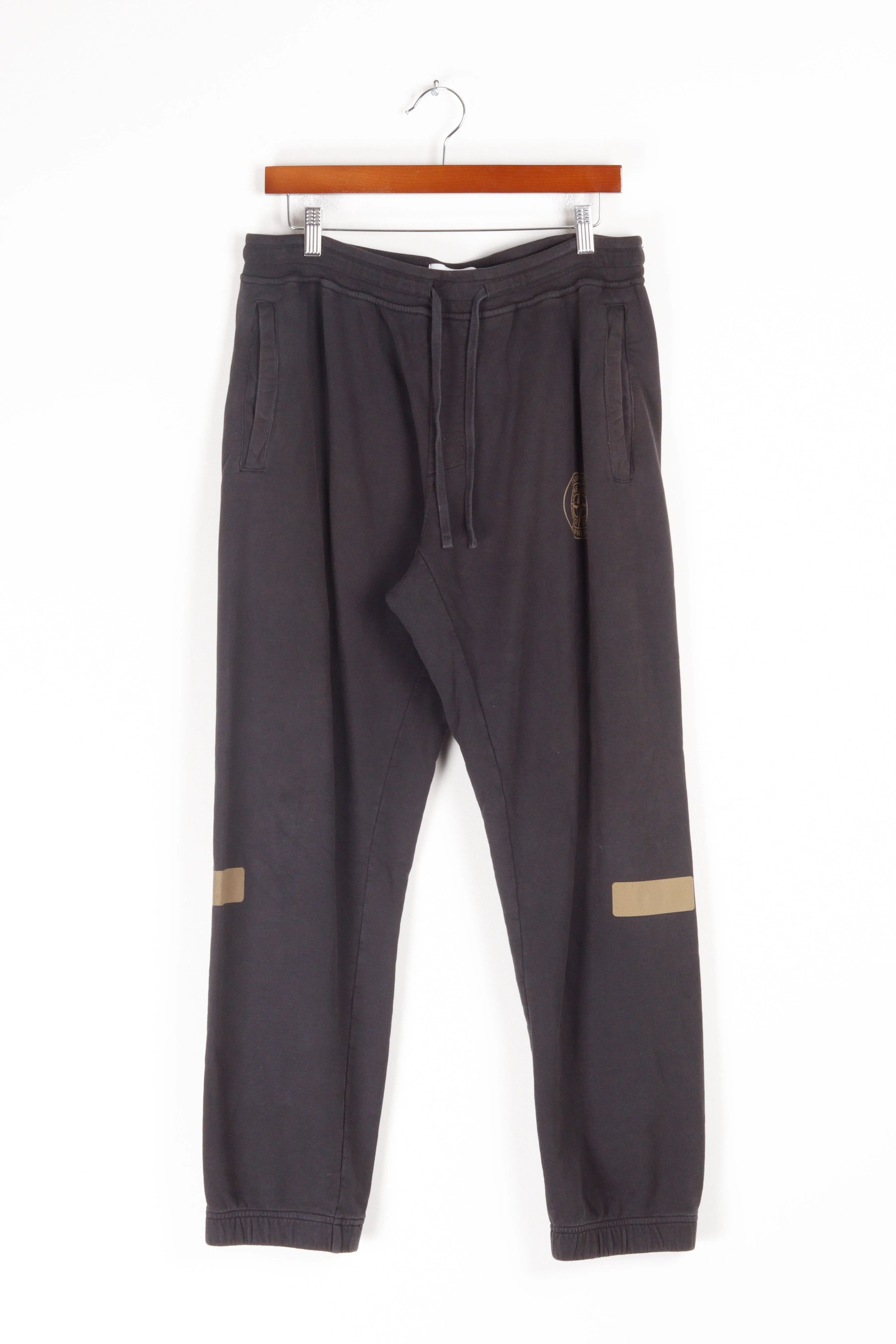 Stone Island x Supreme FW17 'Fleece' Sweatpants Black (2017)