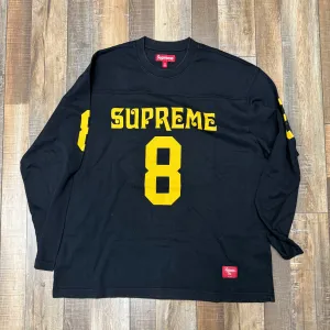 Supreme Affiliated L/S Football Top Black