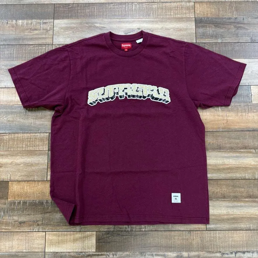 Supreme Block Arc S/S Top Plum