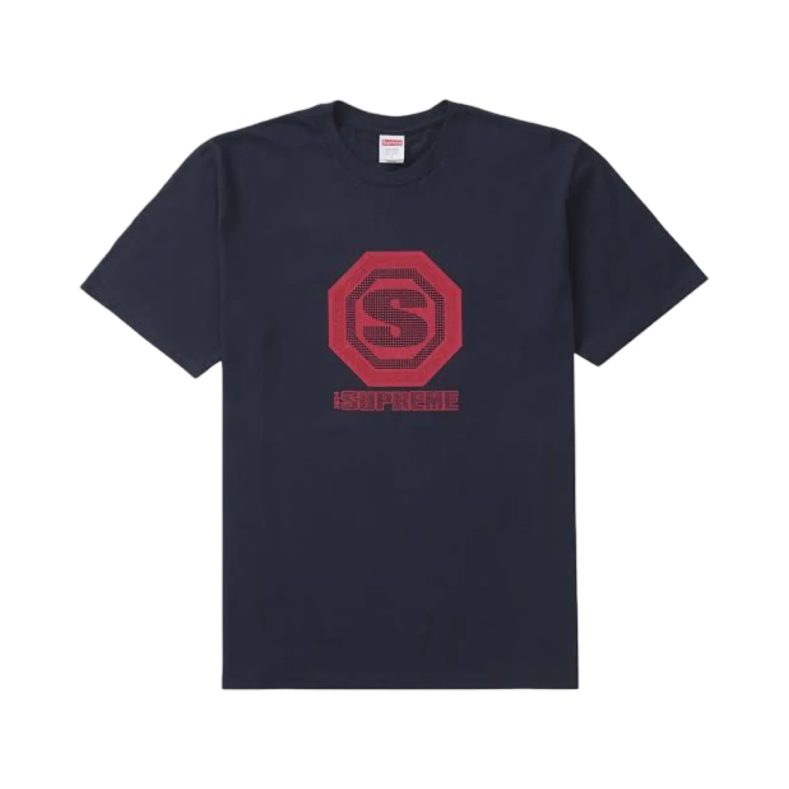 Supreme Blockbuster Tee Navy Red FW24