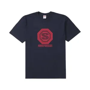 Supreme Blockbuster Tee Navy Red FW24
