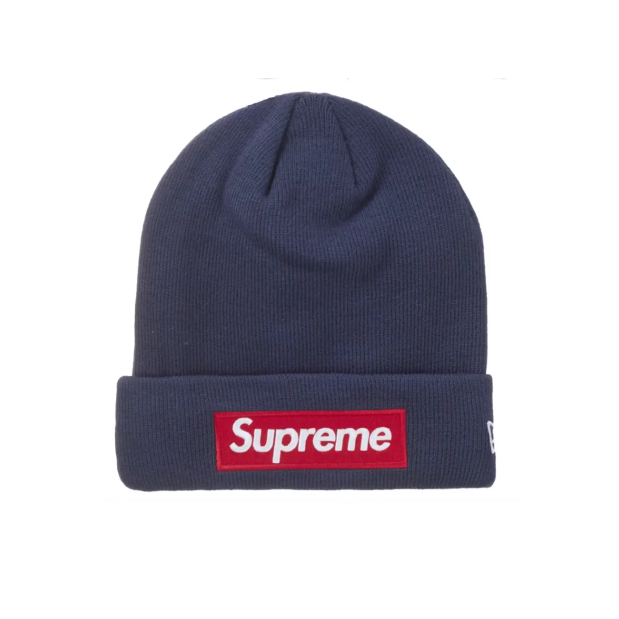 Supreme Box Logo Beanie (FW24) Navy