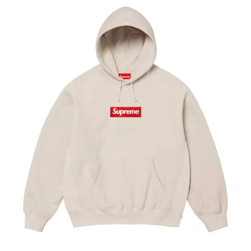 Supreme Box Logo Hooded Sweatshirt Sweatshirt (FW24) Stone