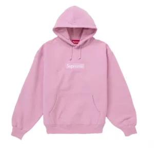 Supreme Box Logo Hoodie FW 2024 Pink