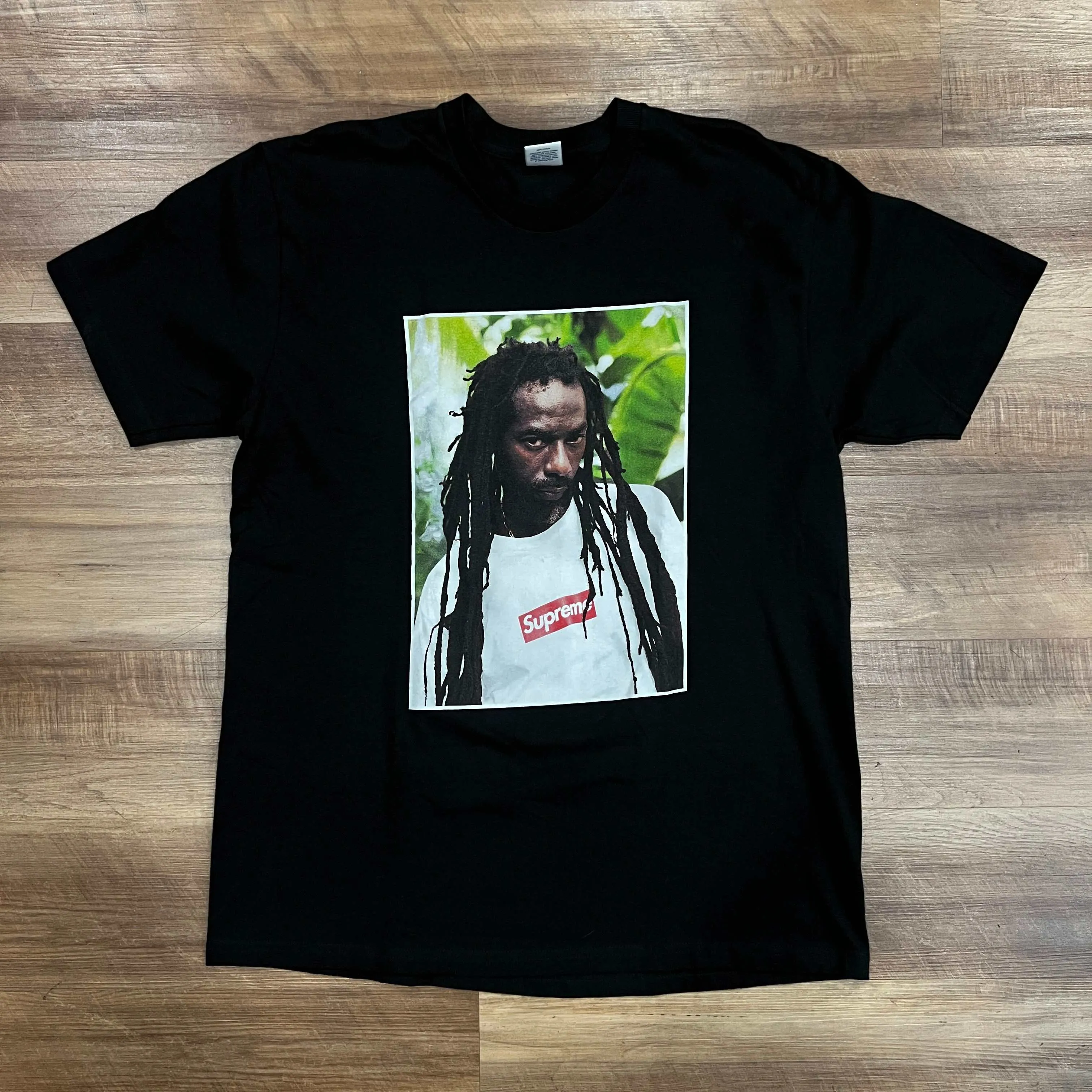 Supreme Buju Banton Tee Black