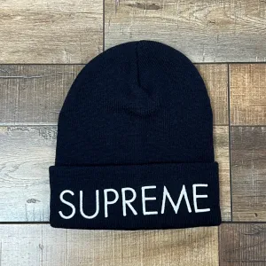 Supreme Capital Beanie Navy