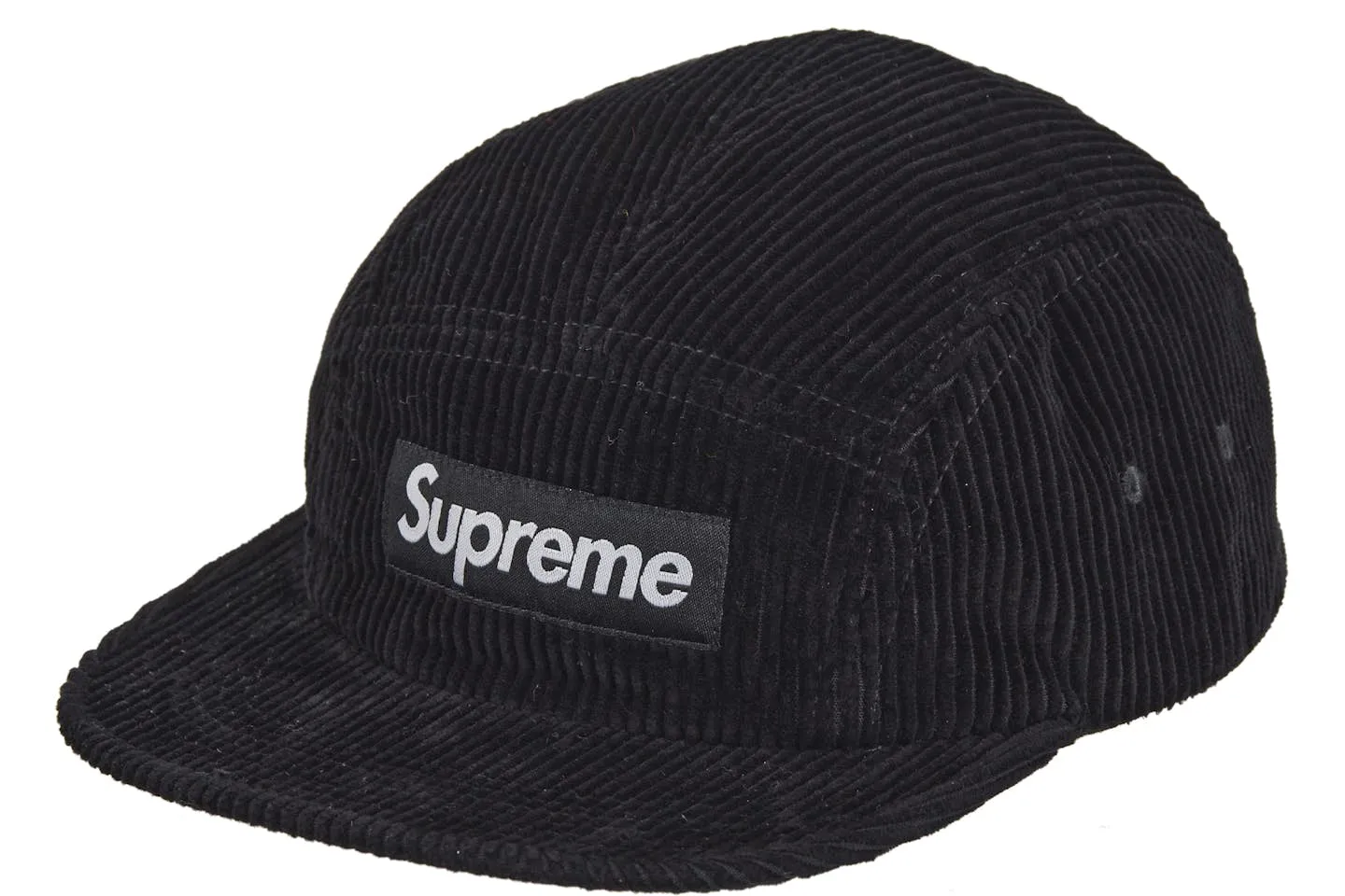 Supreme Corduroy Camp Cap (FW24)Black