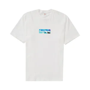 Supreme Emilio Pucci Box Logo Tee White Blue