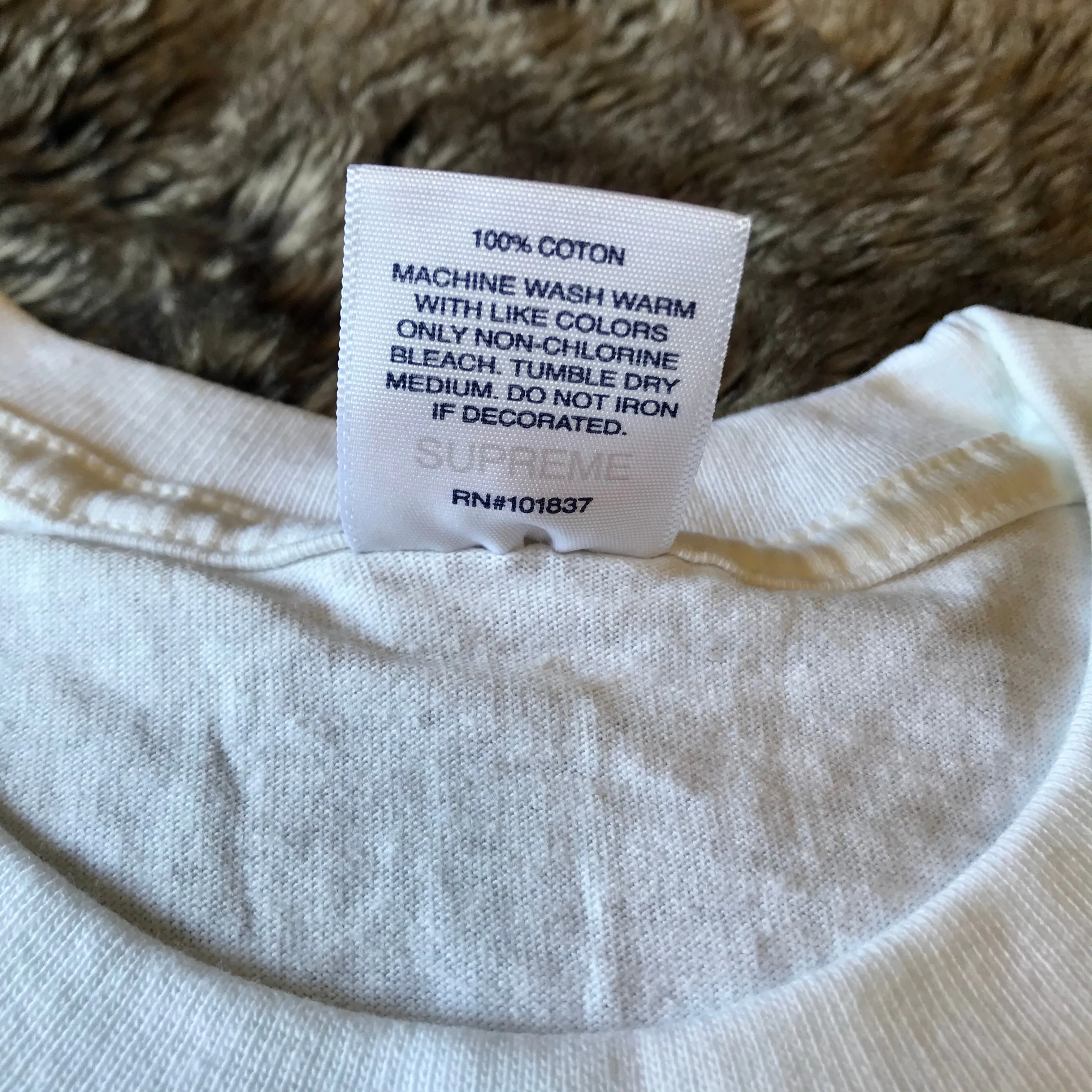Supreme Est. 1994 Box Logo Tee (White)
