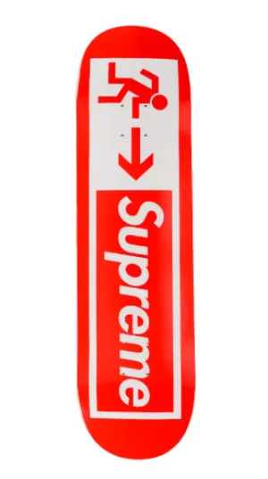 Supreme Exit Skateboard Deck Red