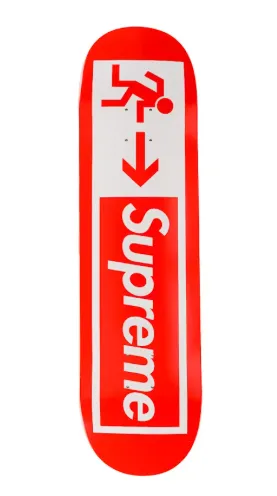 Supreme Exit Skateboard Deck Red