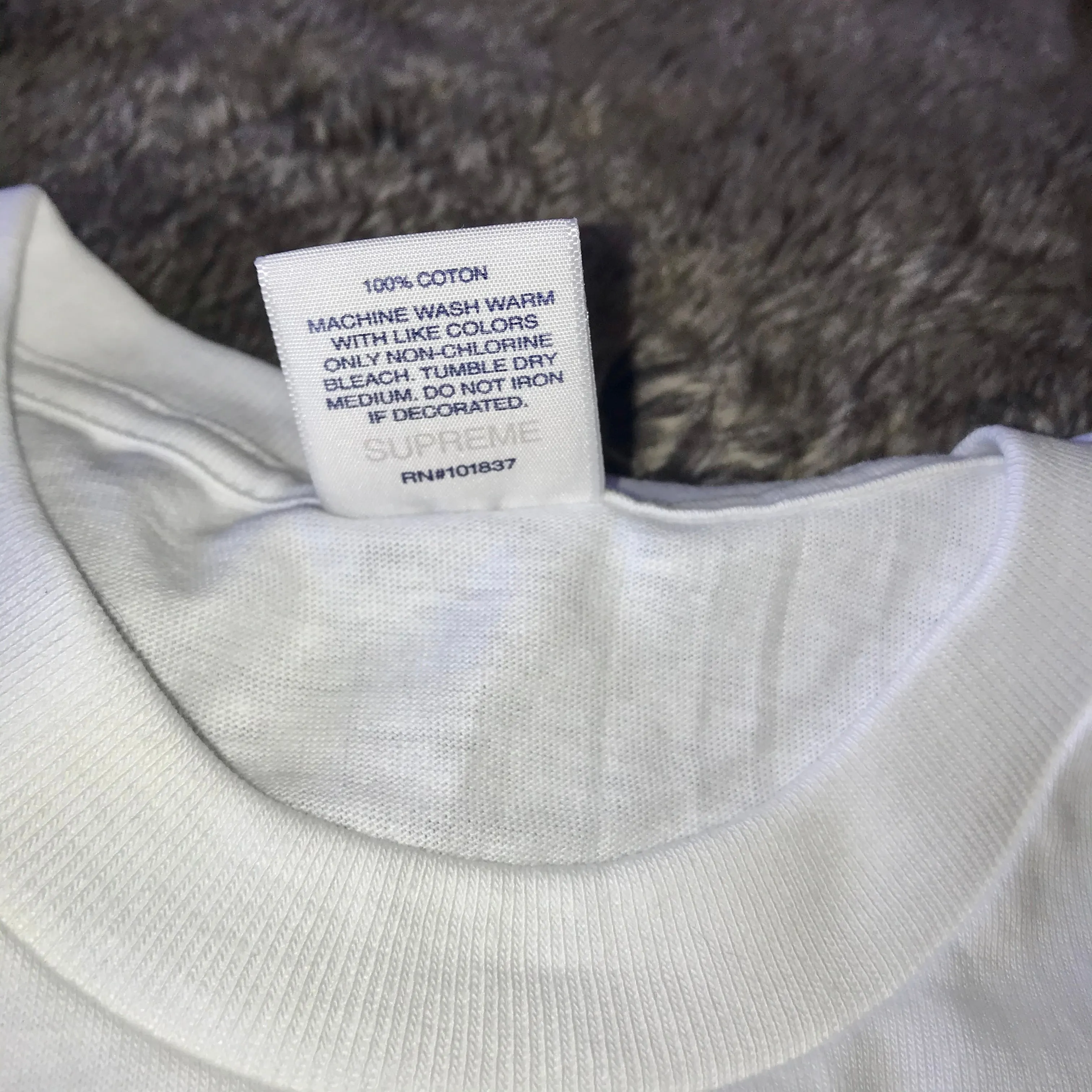 Supreme FW 2021 Samurai Tee (White)