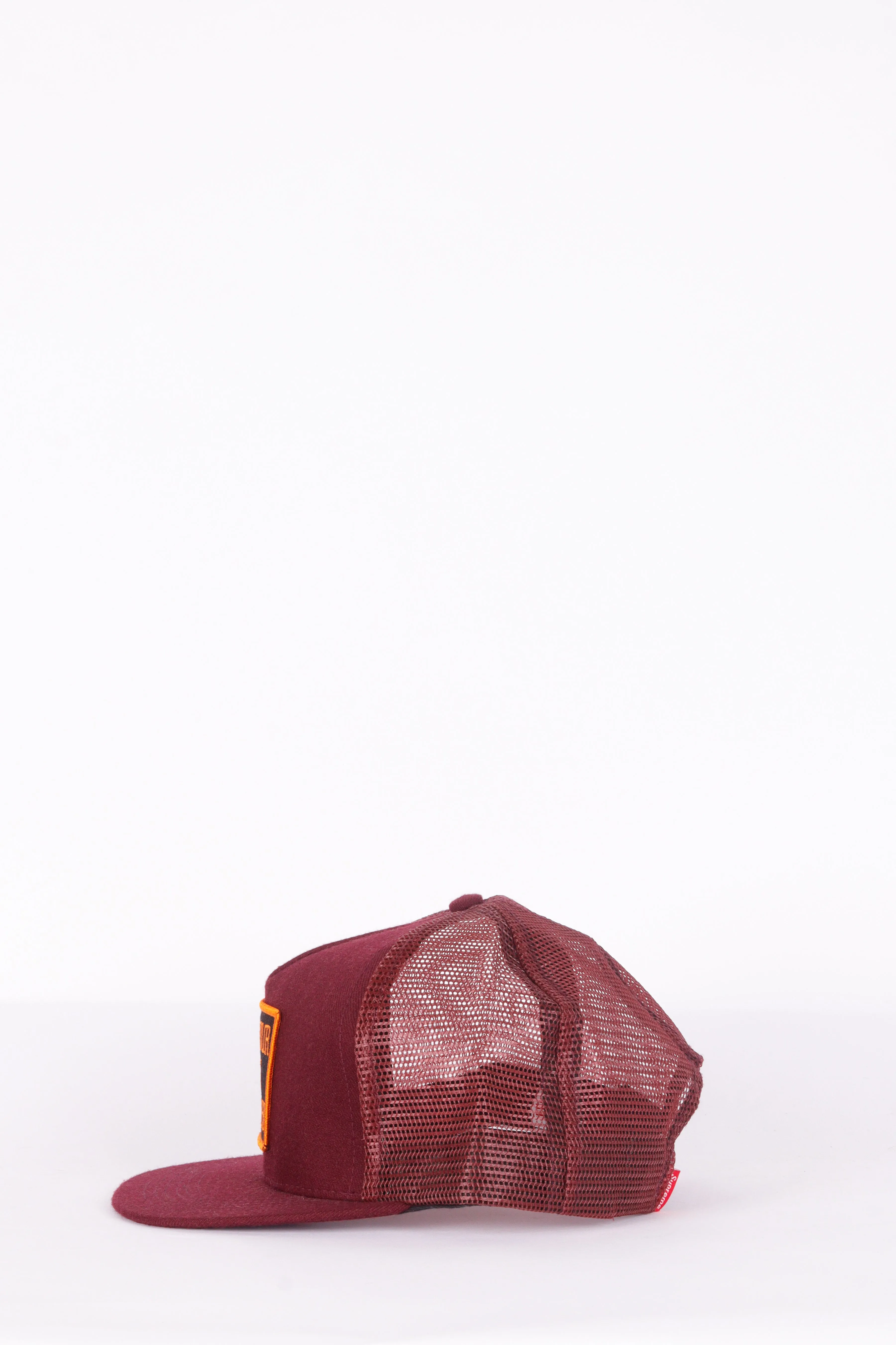 Supreme FW10 'Get Your Shit Together' Mesh Snapback Cap Burgundy (2010)