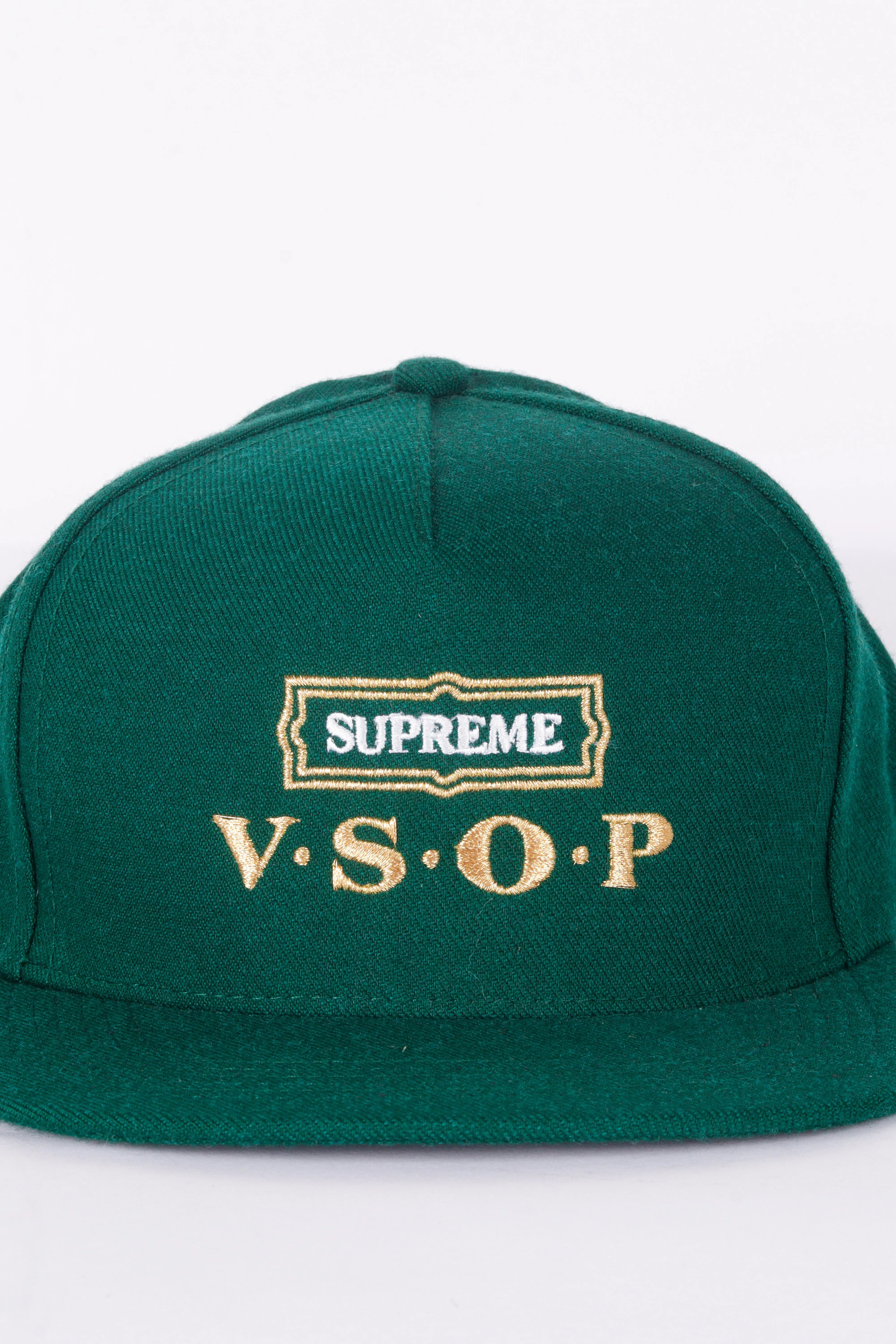 Supreme FW10 'V.S.O.P' 5-Panel Snapback Hat Green (2010)