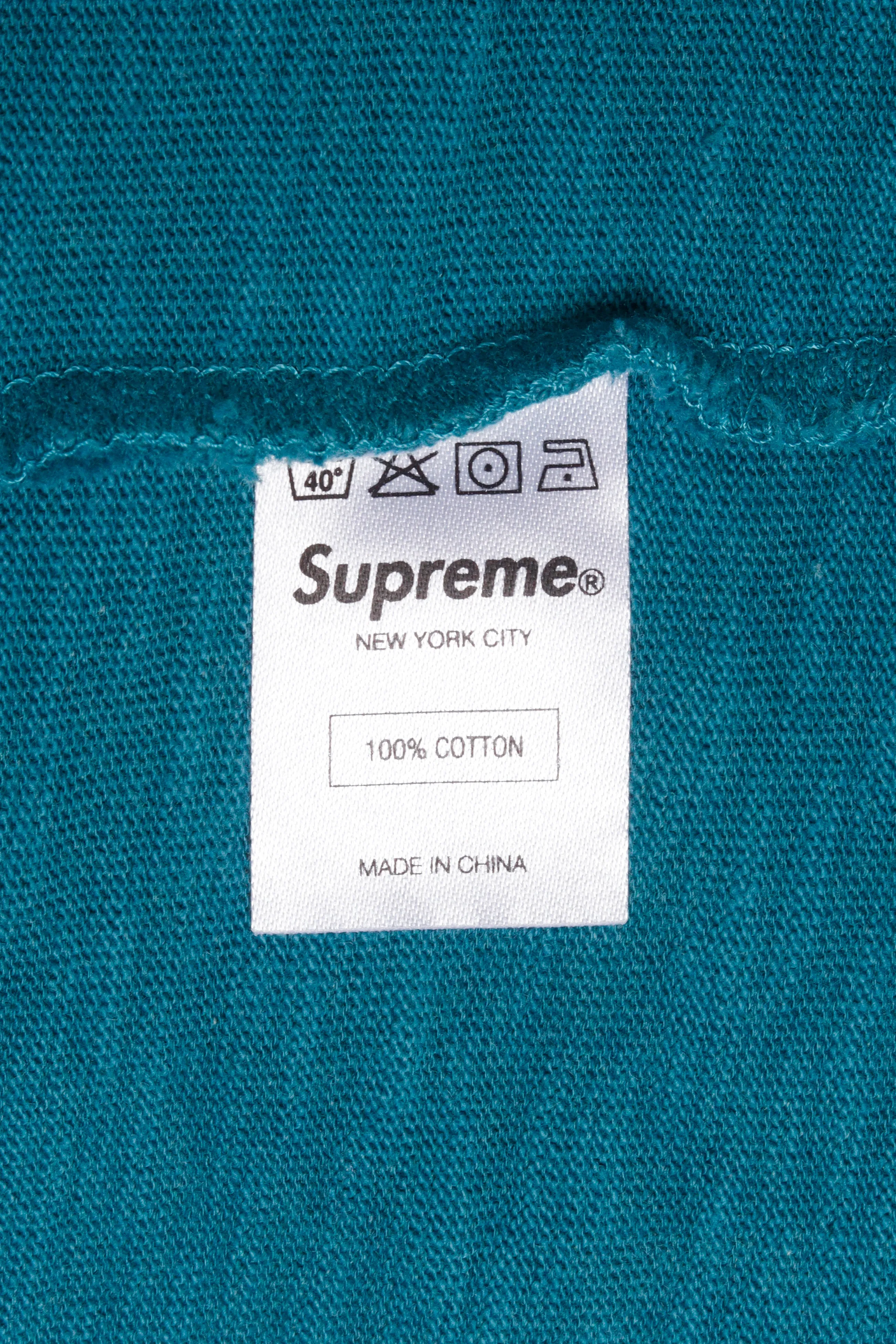 Supreme FW12 'Pocket' Tee Turquoise (2012)
