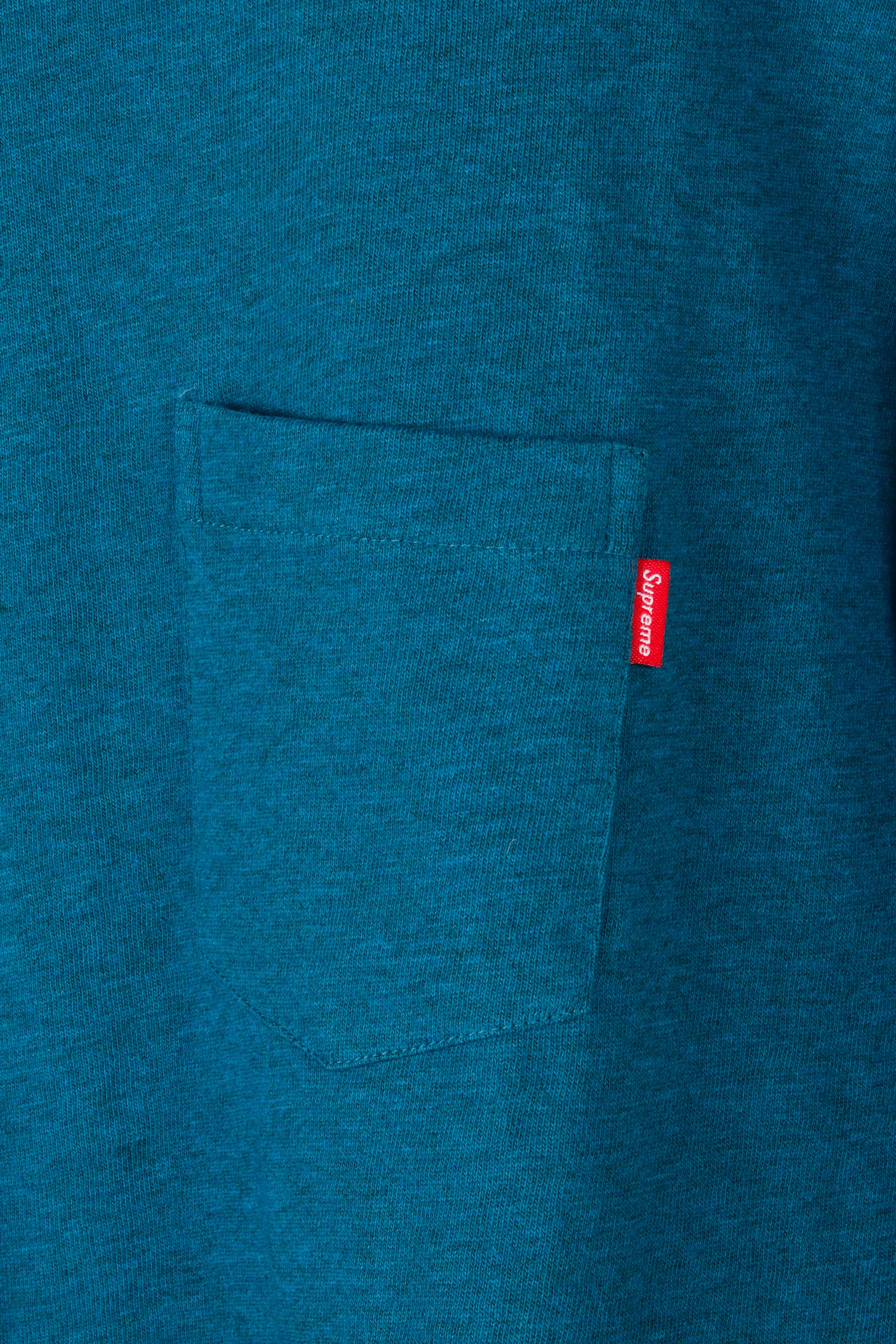 Supreme FW13 'Pocket' L/S Tee Turquoise (2013)
