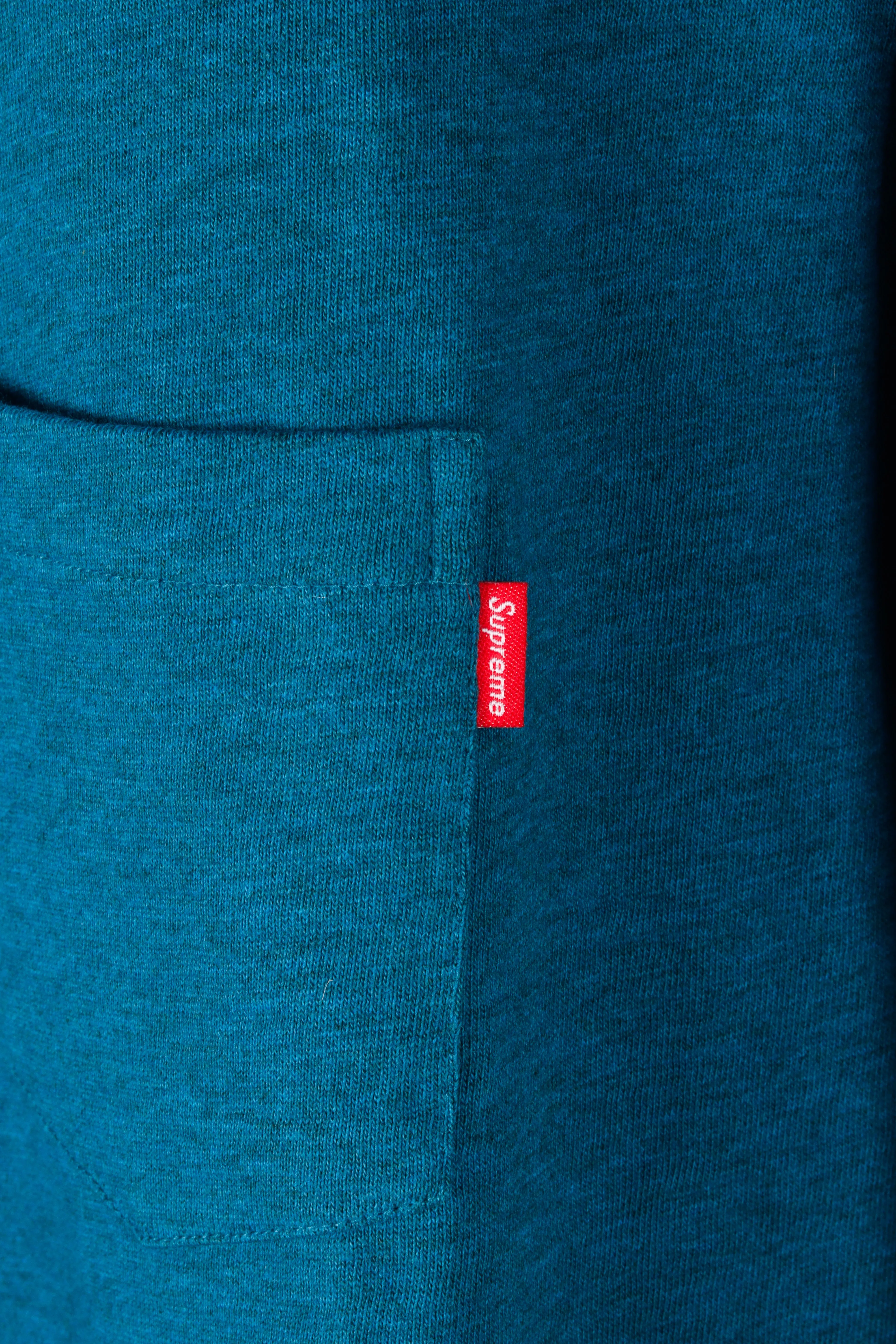 Supreme FW13 'Pocket' L/S Tee Turquoise (2013)