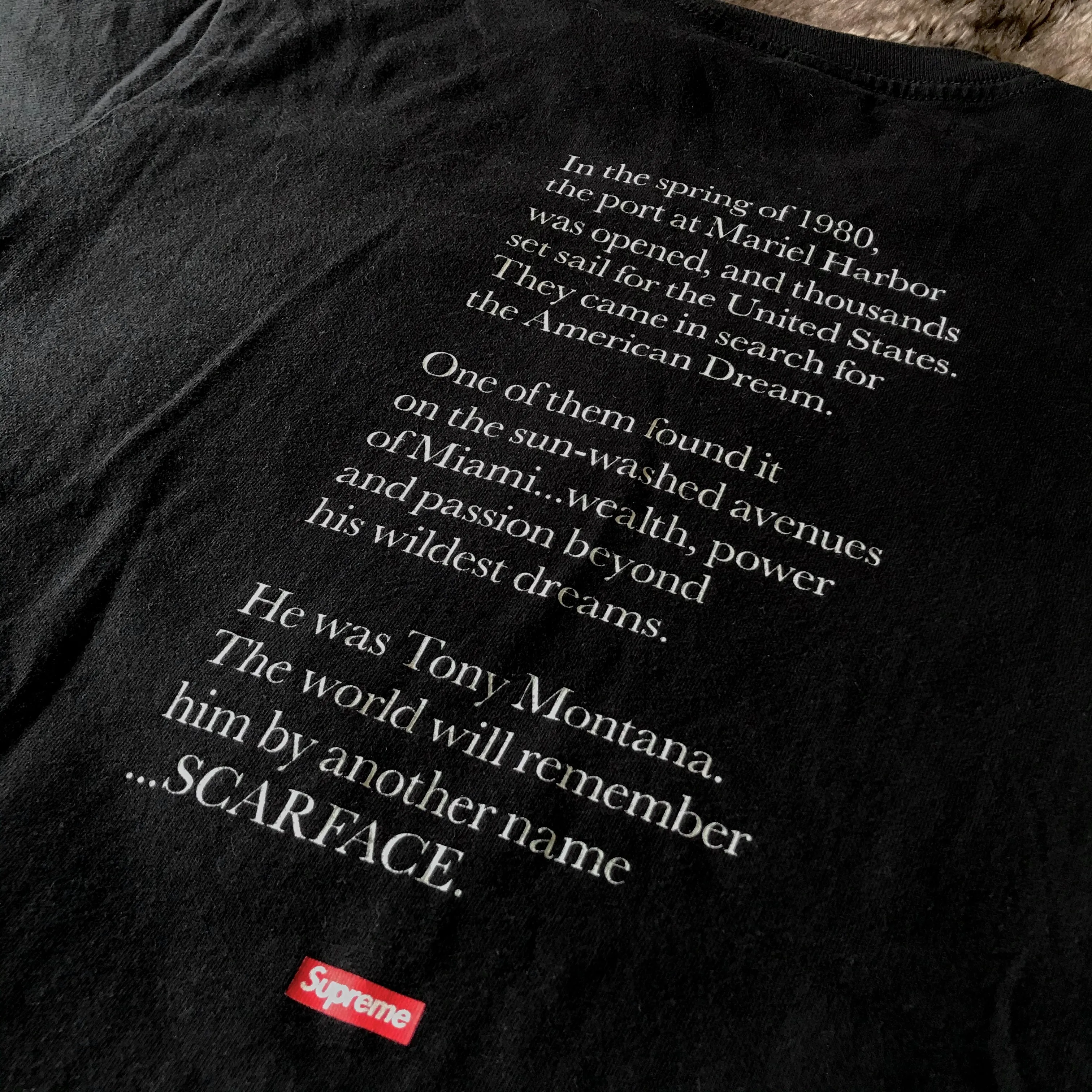 Supreme FW17 Scarface Friend Tee (Black)