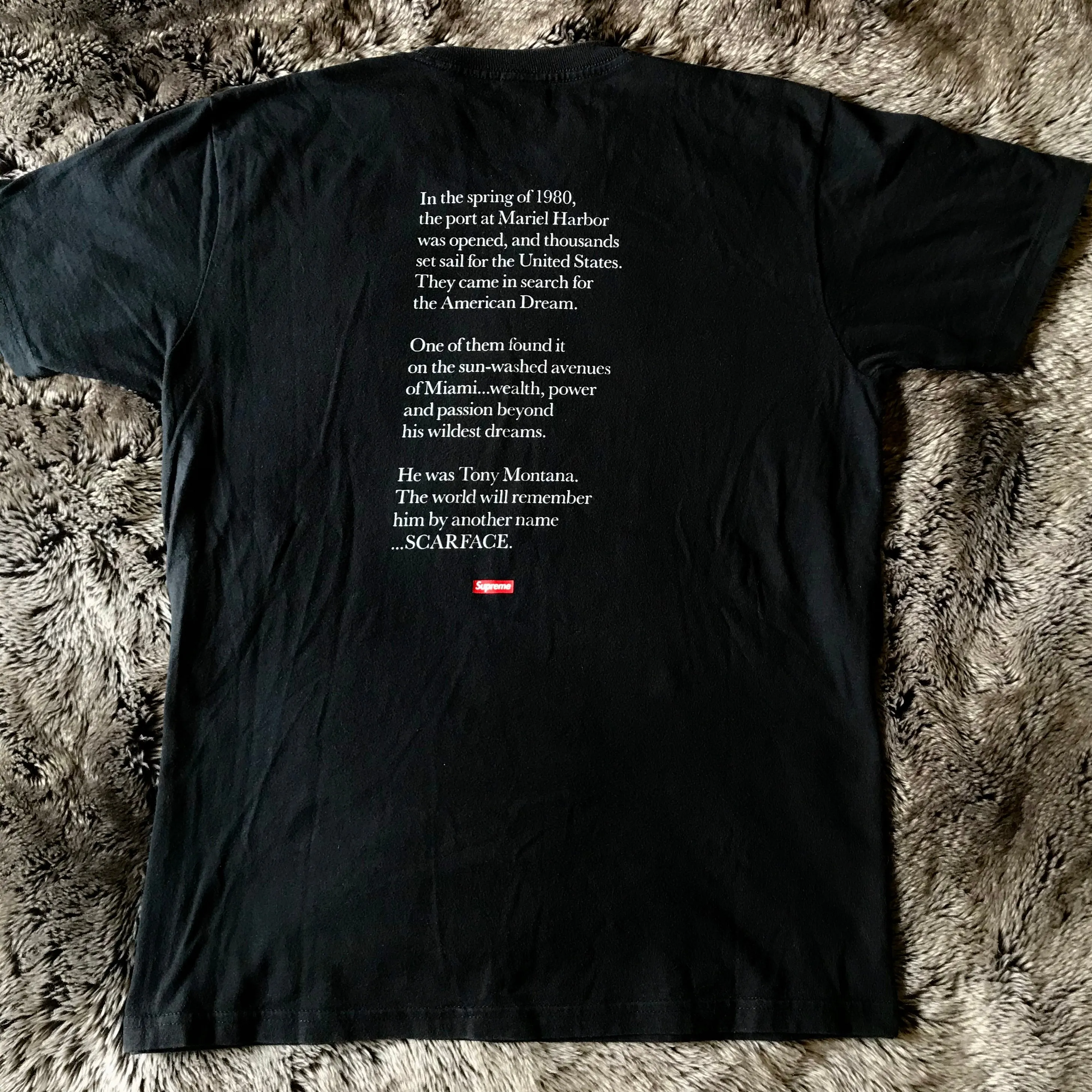Supreme FW17 Scarface Friend Tee (Black)