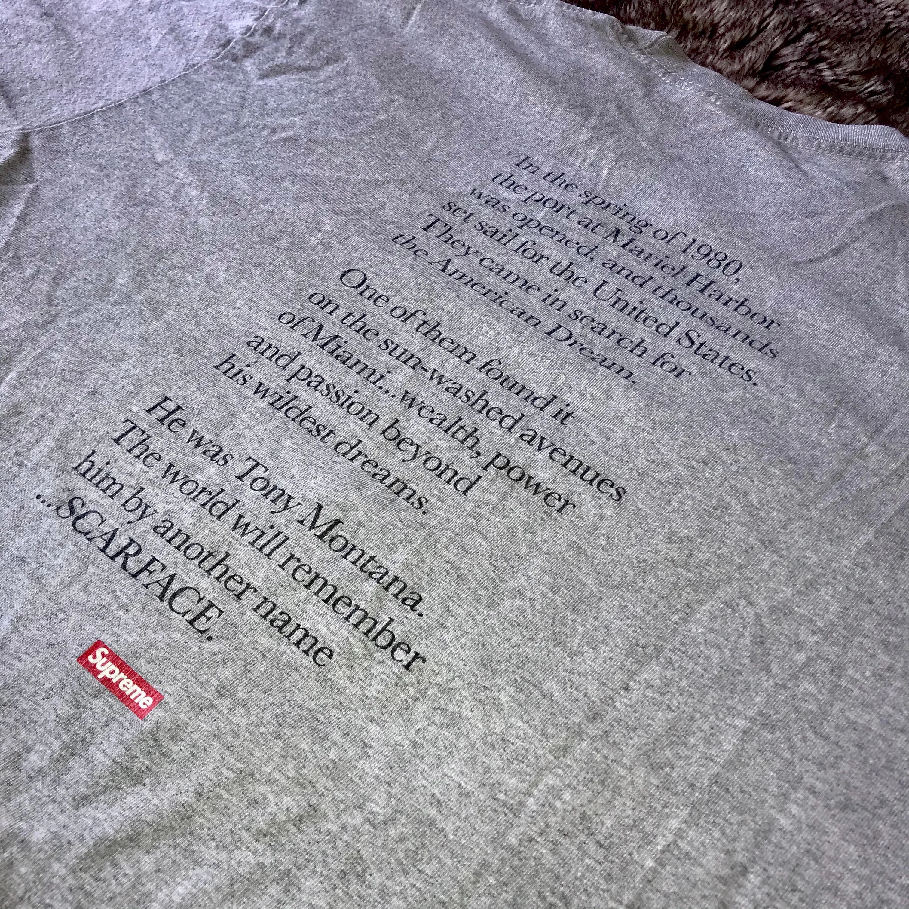 Supreme FW17 Scarface Friend Tee (Grey)