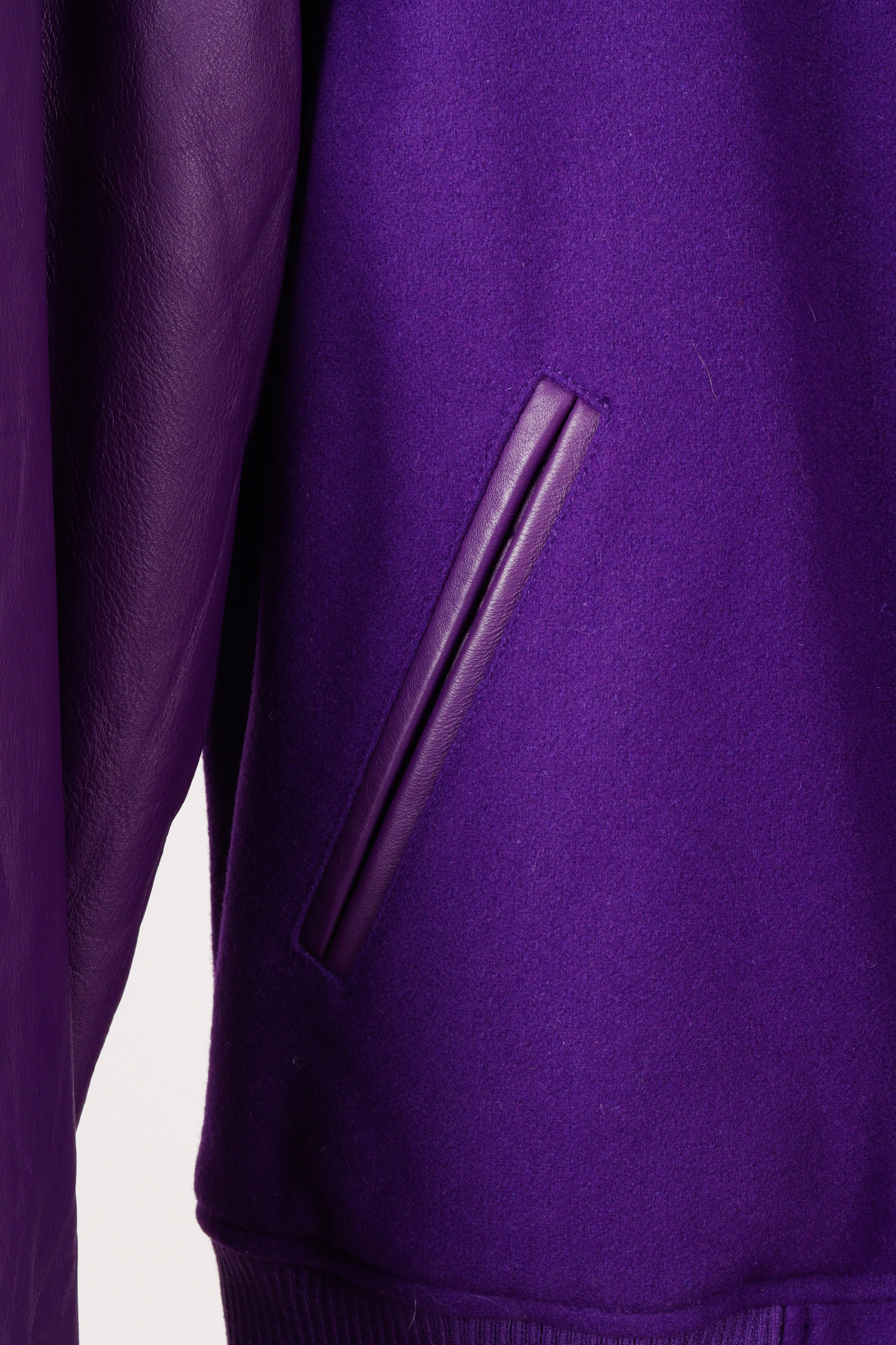 Supreme FW18 'Motion Logo Varsity' Jacket Purple (2018)