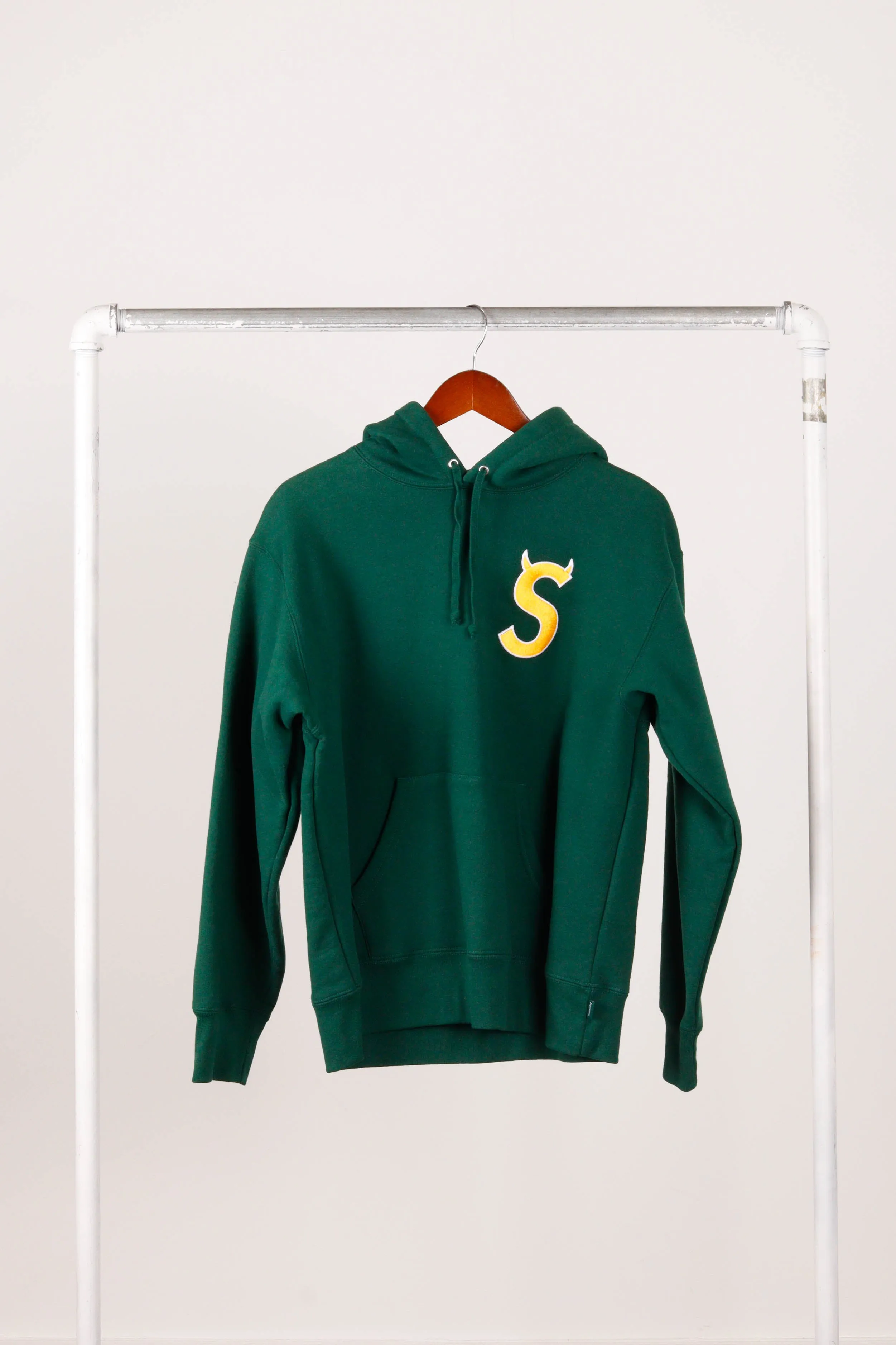 Supreme FW22 'S Logo' Hooded Sweatshirt Dark Green (2022)