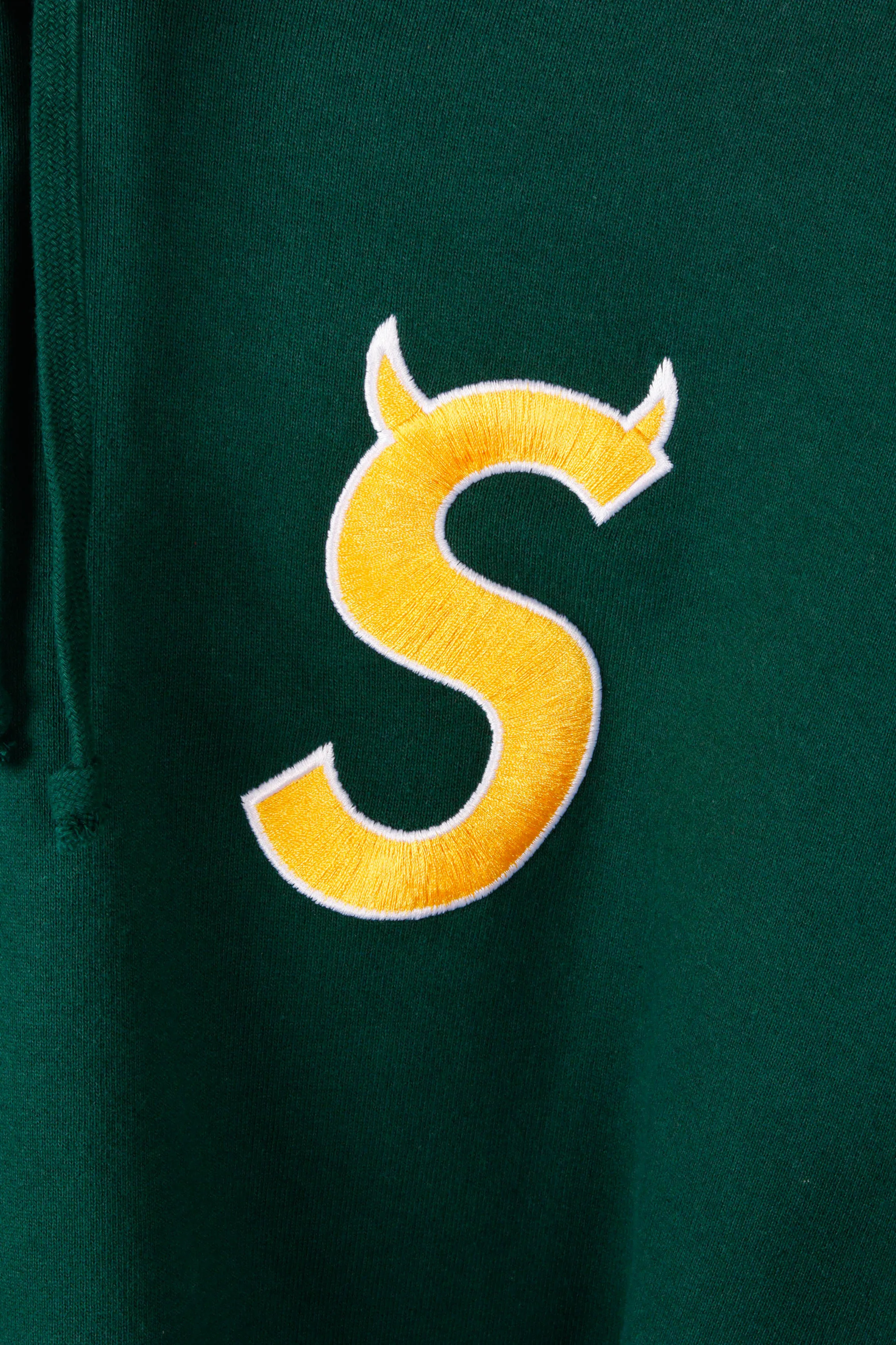 Supreme FW22 'S Logo' Hooded Sweatshirt Dark Green (2022)