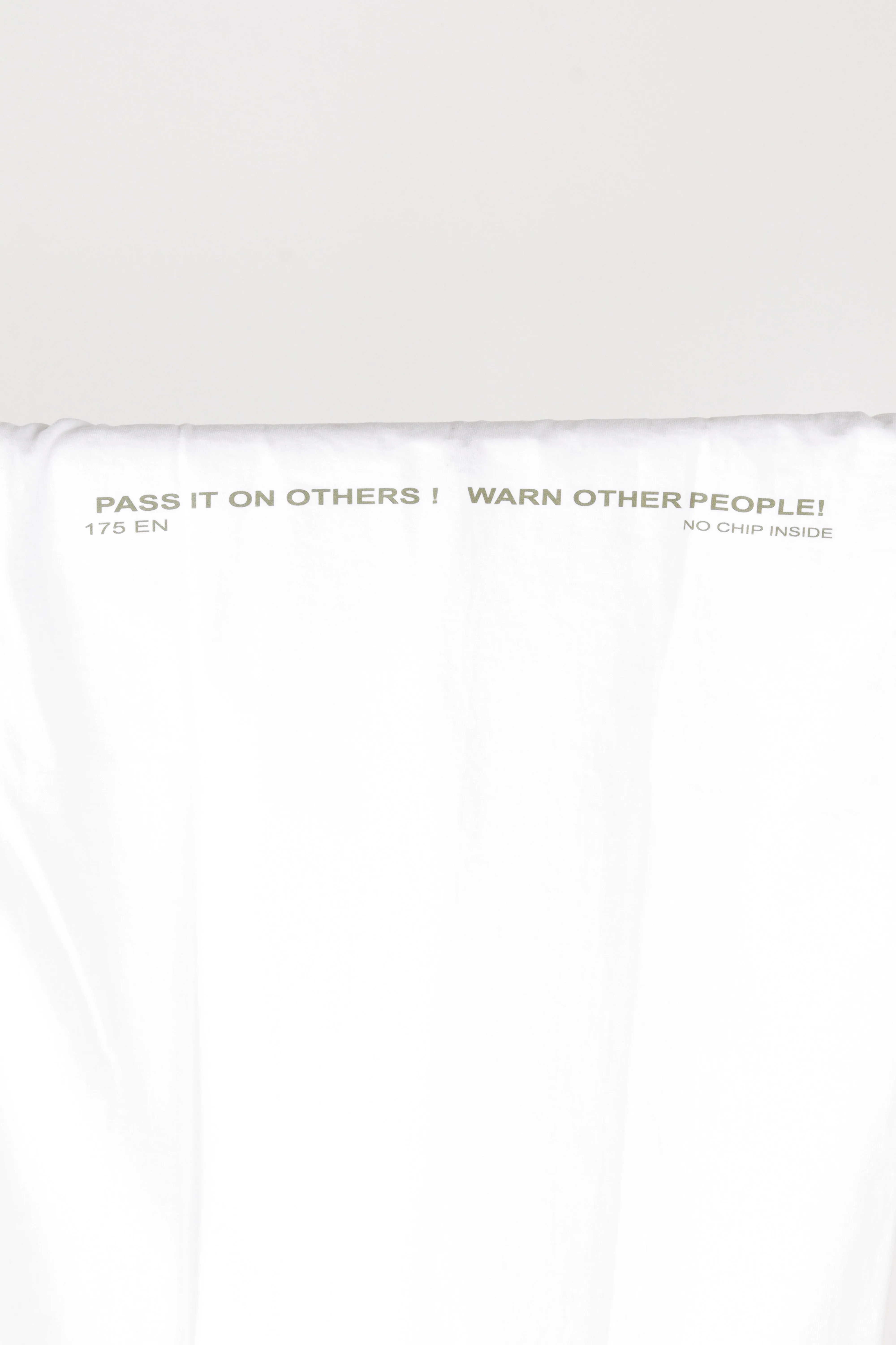 Supreme FW22 'Warning' Tee White (2022)