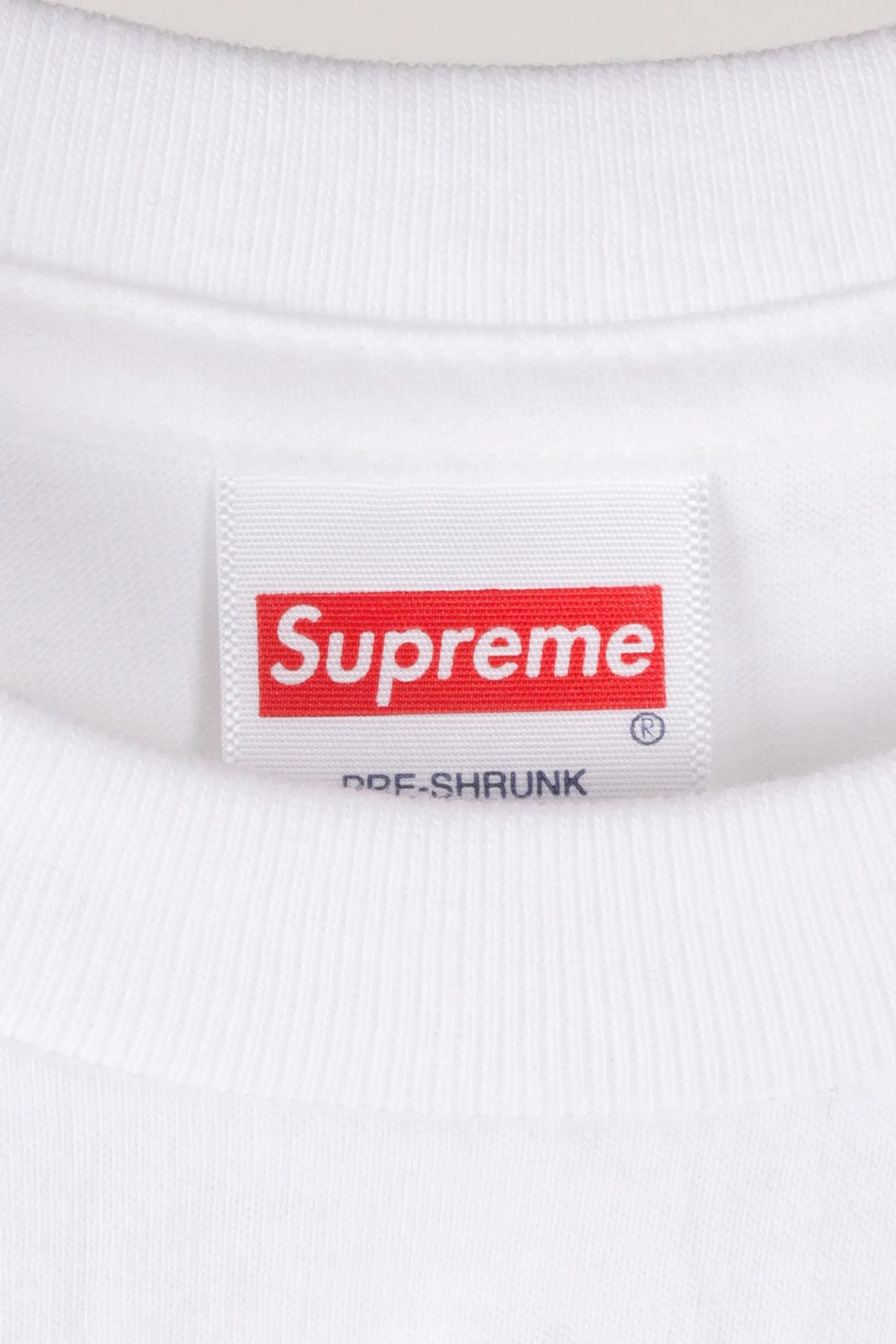 Supreme FW22 'Warning' Tee White (2022)