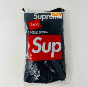 Supreme Hanes Boxer Briefs (4 Pack) Black