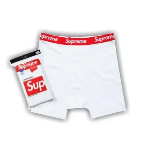 Supreme Hanes Boxes Brief 4 Pack White