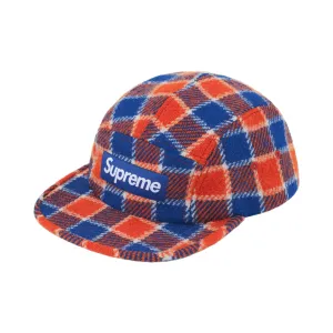 Supreme Harris Tweed Camp Cap Red SS25