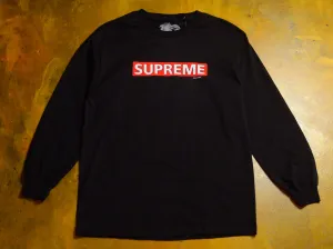 Supreme Long Sleeve T-Shirt - Black