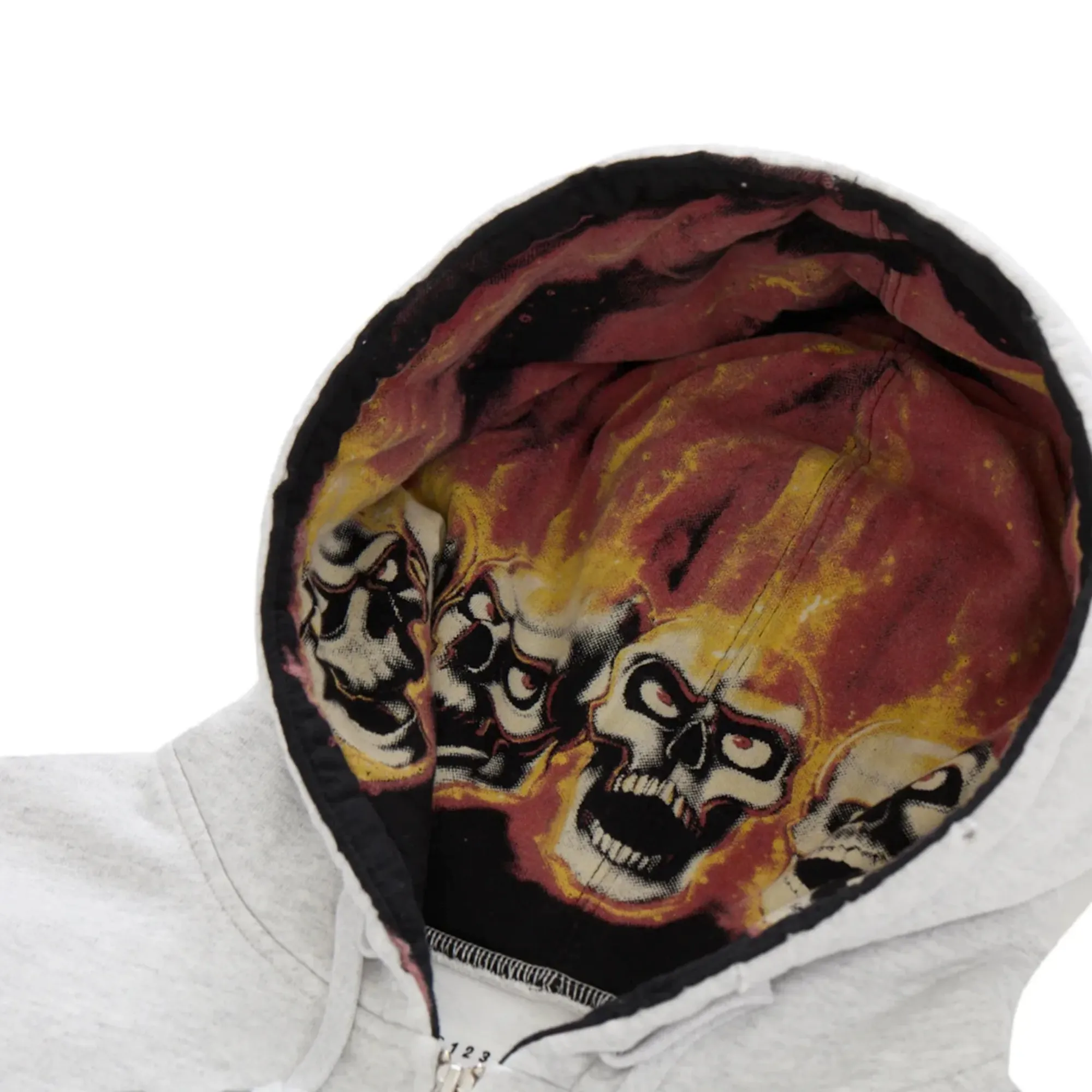 Supreme MM6 Maison Margiela Zip Up Hooded Sweatshirt Ash Grey